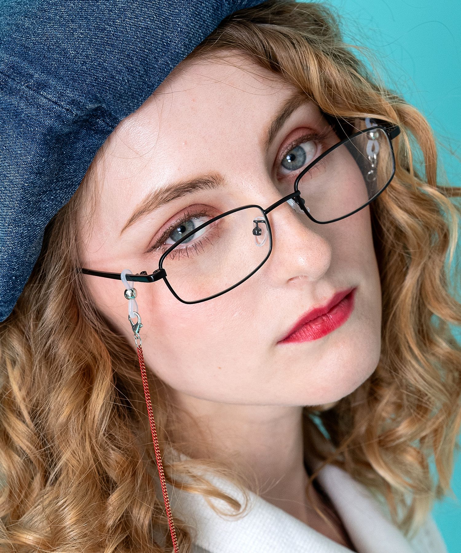 an meets zakka スクエアメガネ