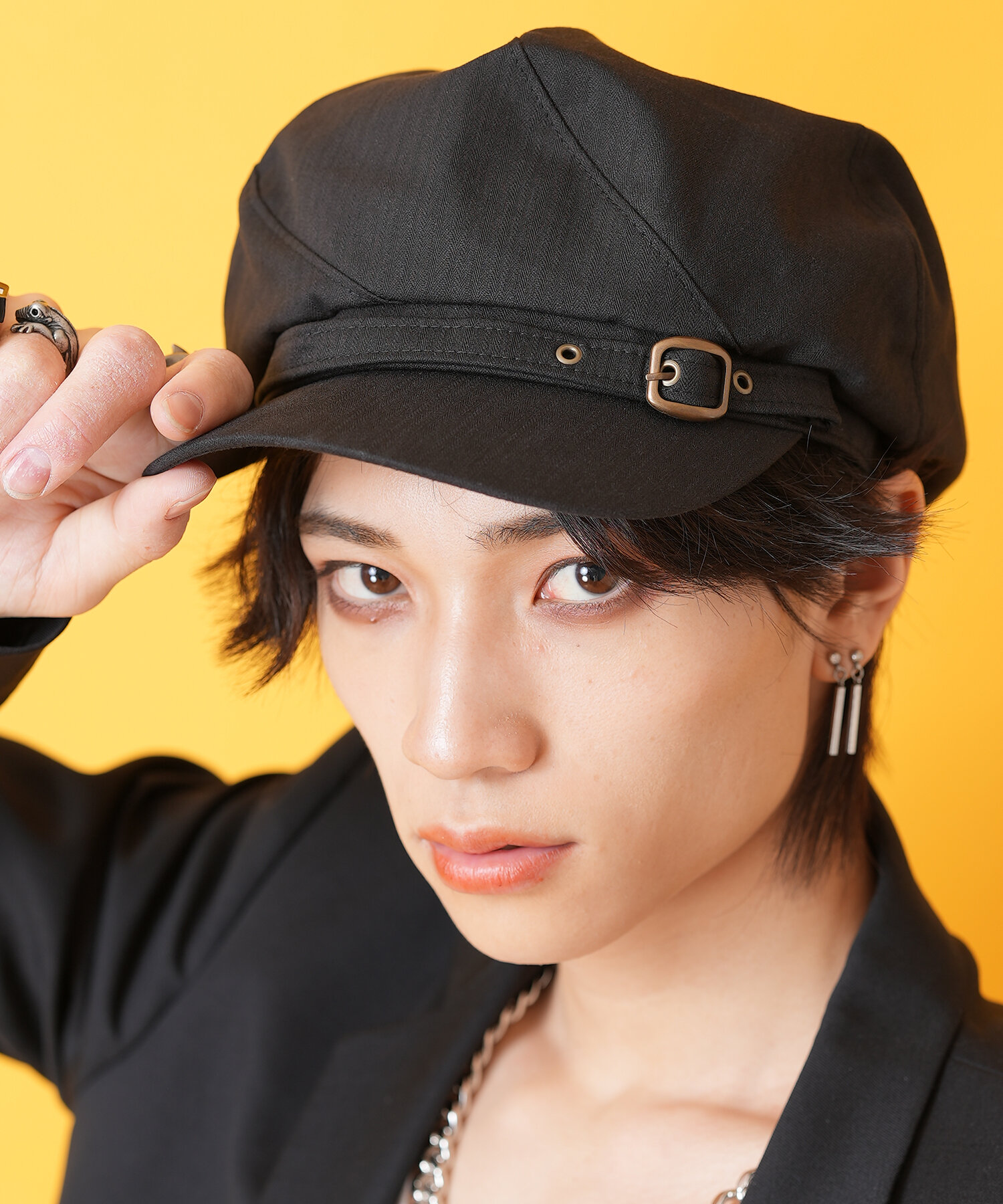 Anthony Peto ヘリンボーン ウール キャスケット 59cm メンズ 楽天市場】【アウトレット 50％OFF】ANTHONY PETO 帽子 キャスケット帽