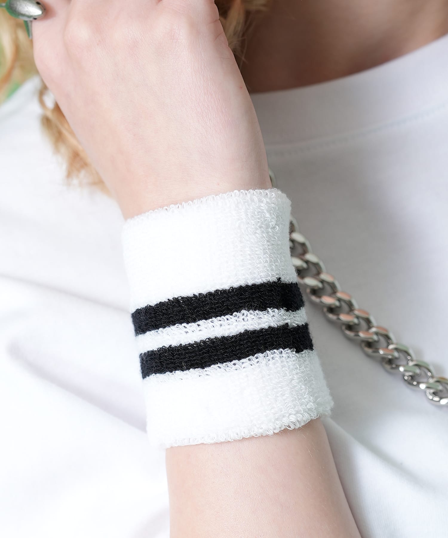 バリエーションリストバンド / メンズ レディース スポーツ タオル生地