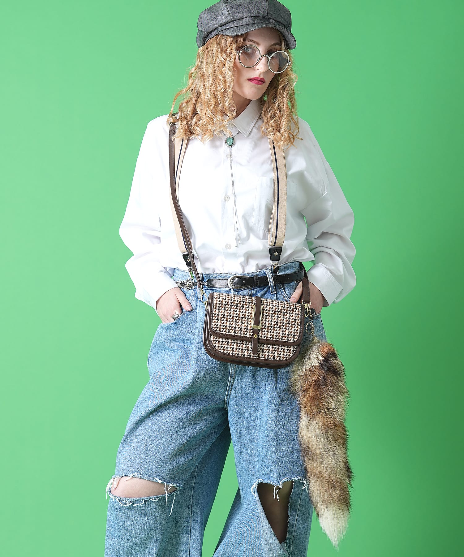 GUCCI ミケーレコートブリジット バーキン  フォックスファーチャーム e57068f.jpg