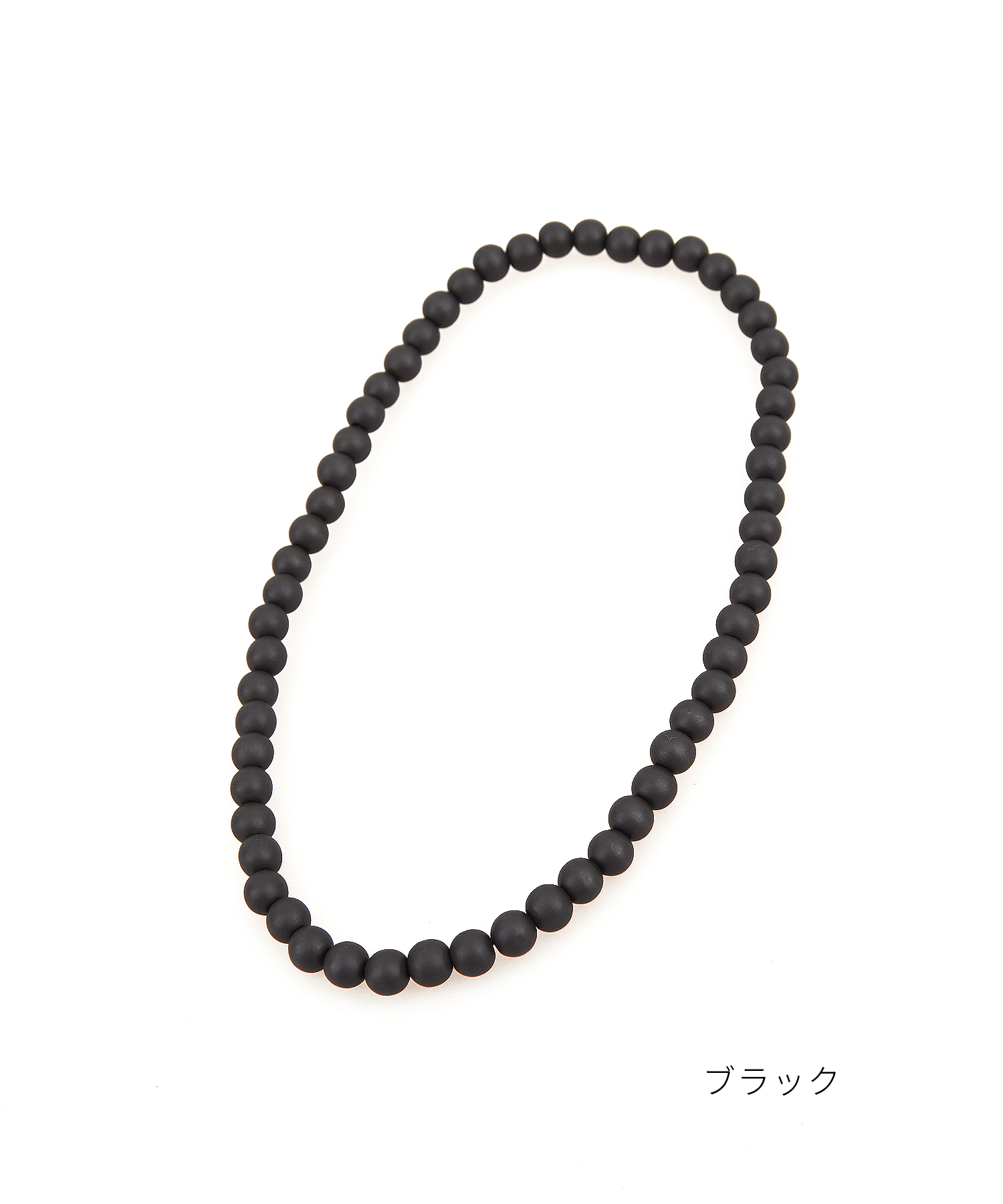ウッドボール数珠ネックレス(60cm) / メンズ レディース 木玉 ankoROCK 