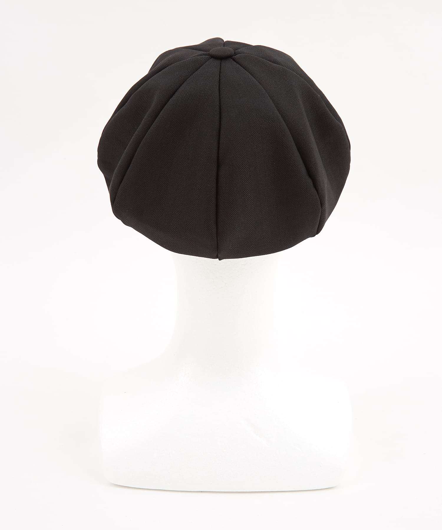 ブラックヘリンボーンキャスケット / 帽子 柄 メンズ レディース