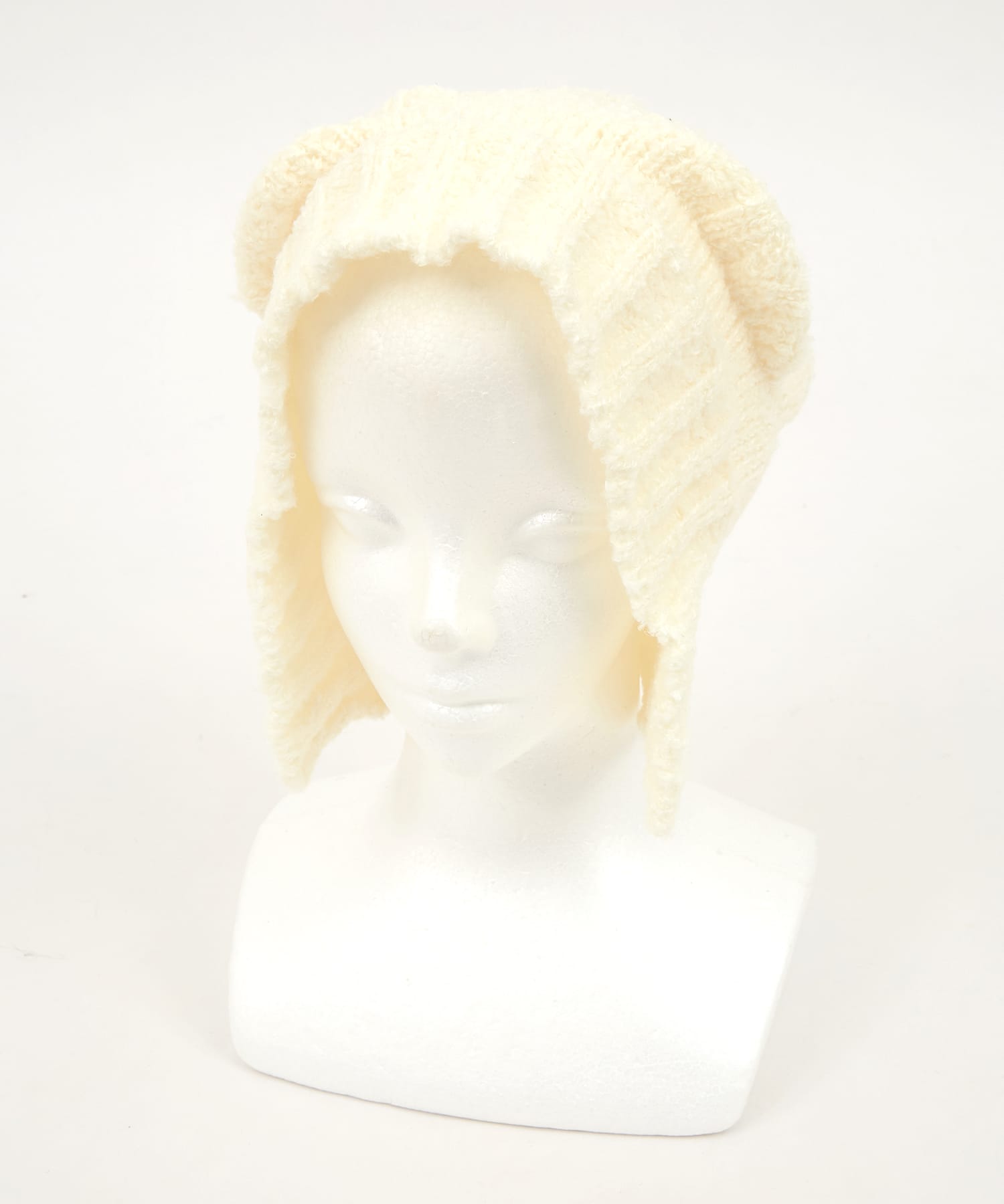 アクレント　Ear flap knit cap 猫耳ニット帽 aclent イヤーフラップニットキャップ 猫耳 ニット帽