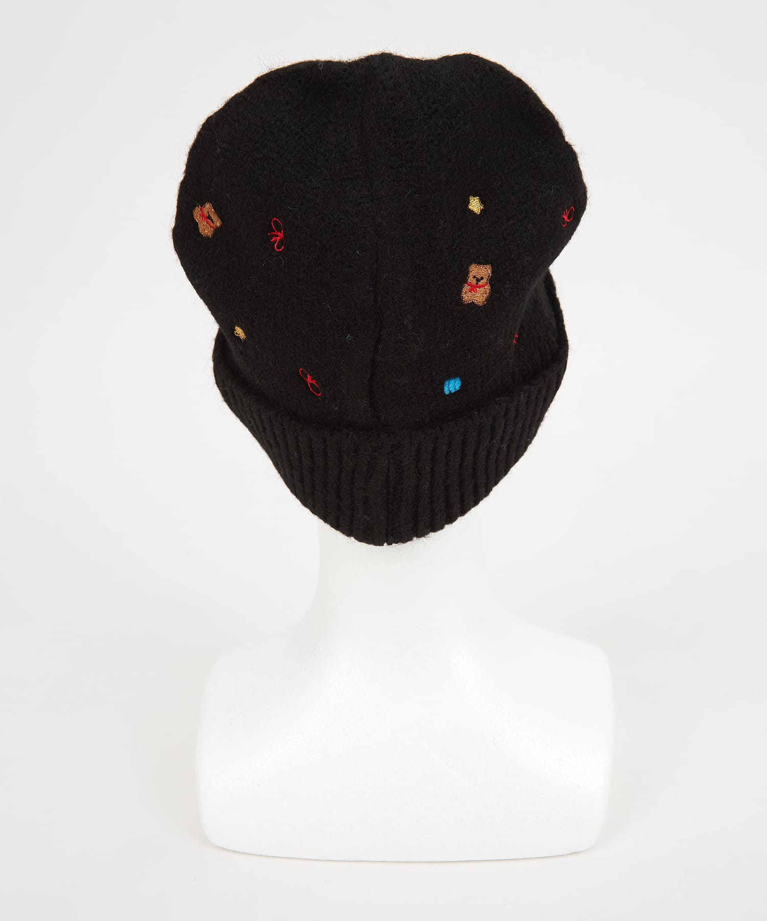 ミニテディベア刺繍ニットキャップ / メンズ レディース ユニ
