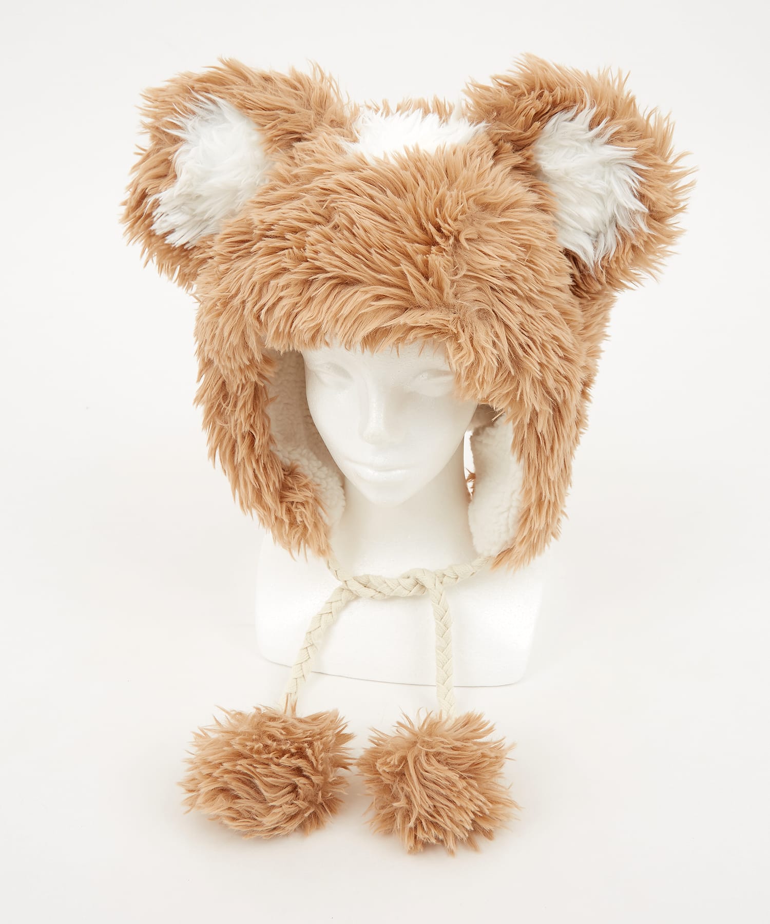 耳付きファーフード / レディース メンズ ユニセックス 帽子