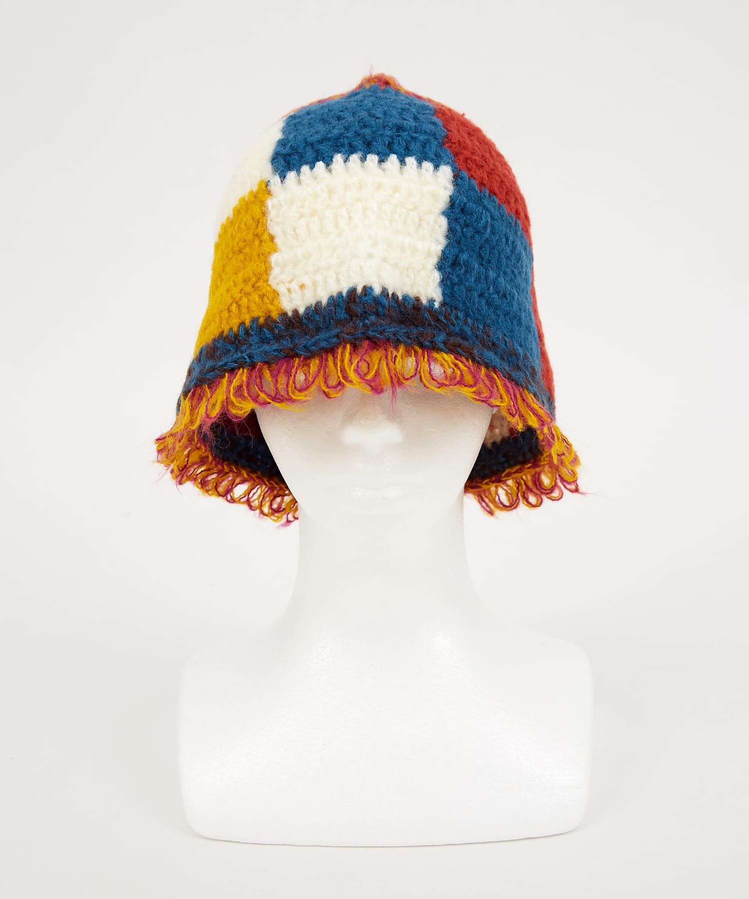 即購可CONP Hat With Tail チェック柄　y2k ハット男女兼用 KANGOL 帽子 レトロ バケットハット ストライプ柄 サイズが