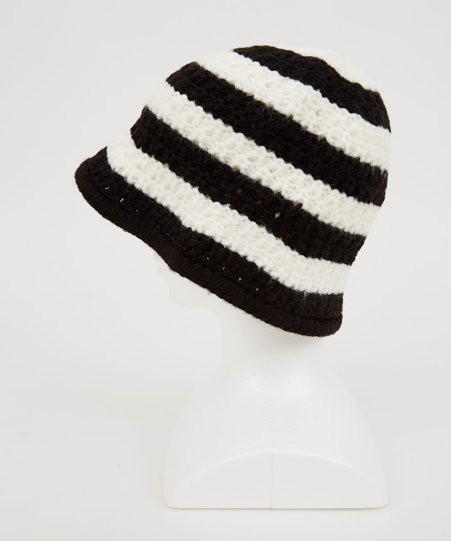 ボーダーローゲージニットハット / メンズ レディース ユニセックス
