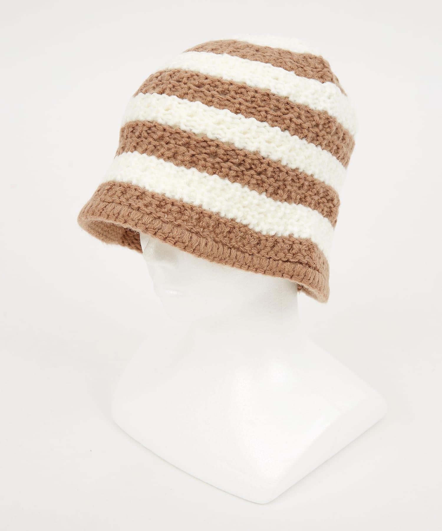 ボーダーローゲージニットハット / メンズ レディース ユニセックス