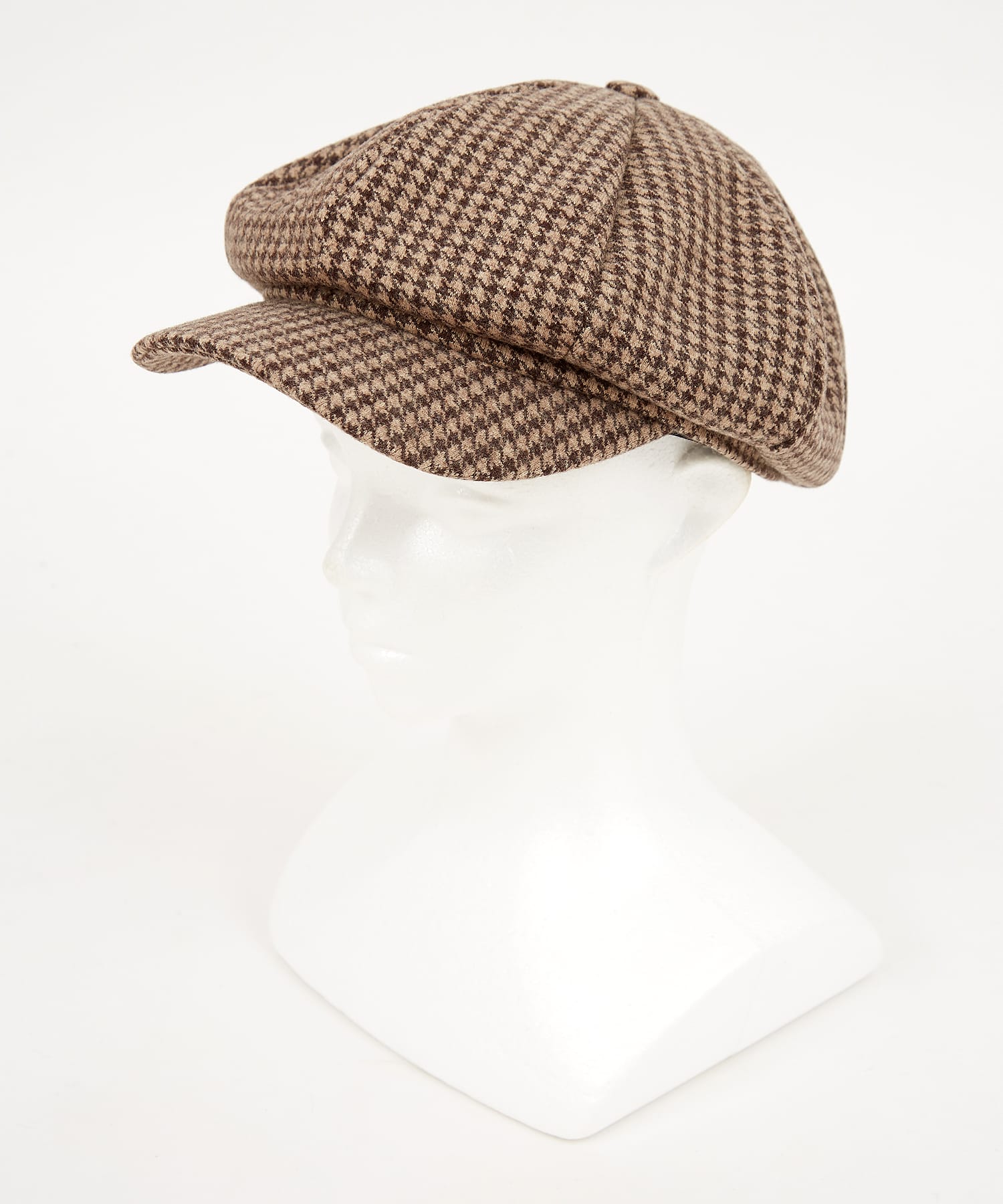 ○アンノウンブラザーズ × 森製作所 千鳥格子柄 キャスケット【新品