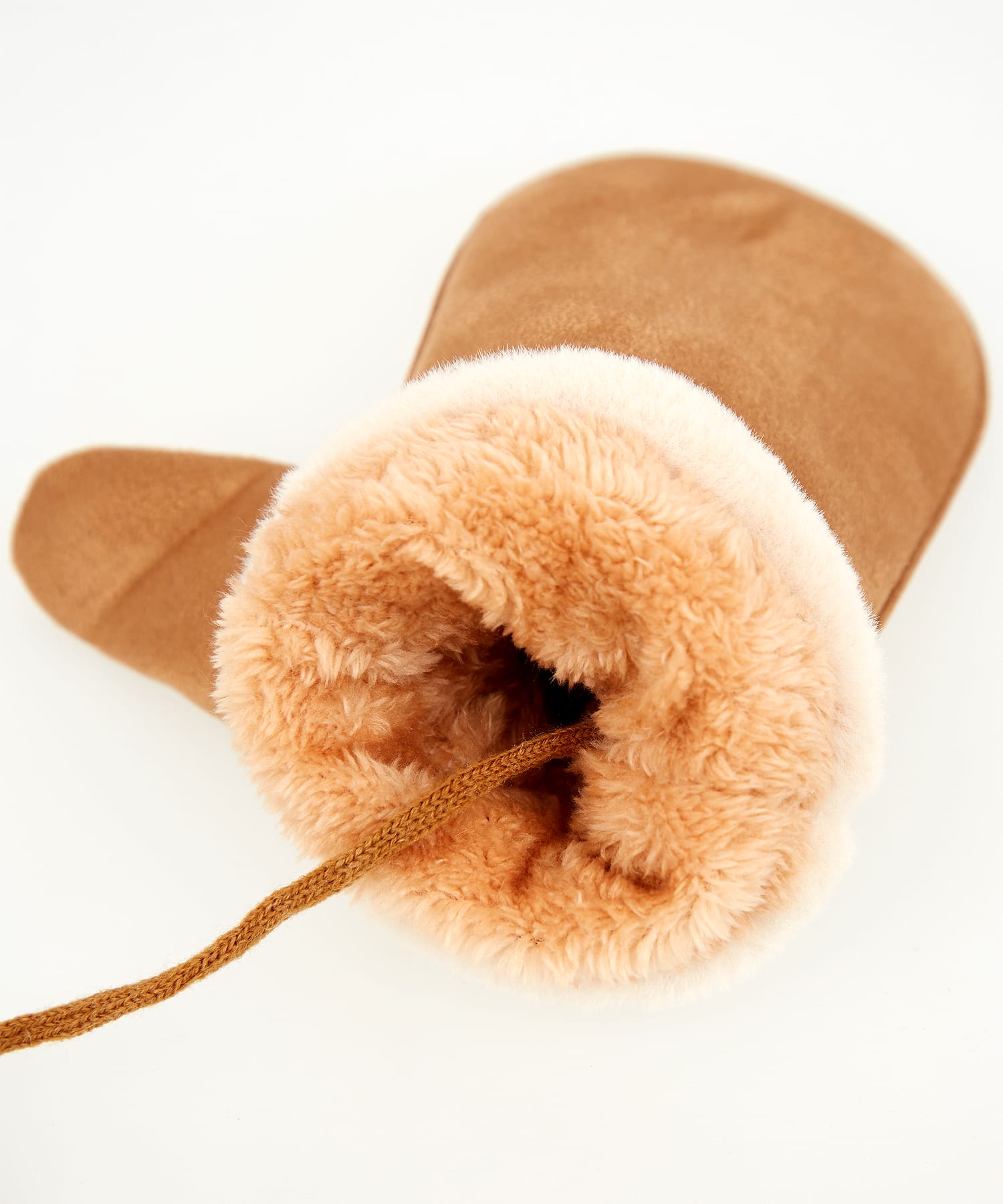 スウェードムートンミトン / 手袋 グローブ ボンディングファー