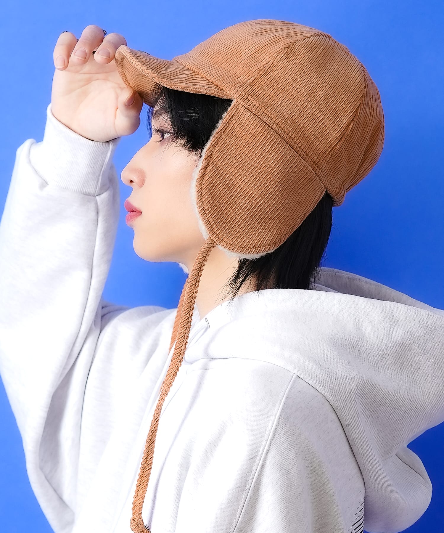 Vivienne Westwood コーデュロイ×ボア フラップキャップ Vivienne Westwood - ヴィヴィアン コーデュロイ×ボア フラップ