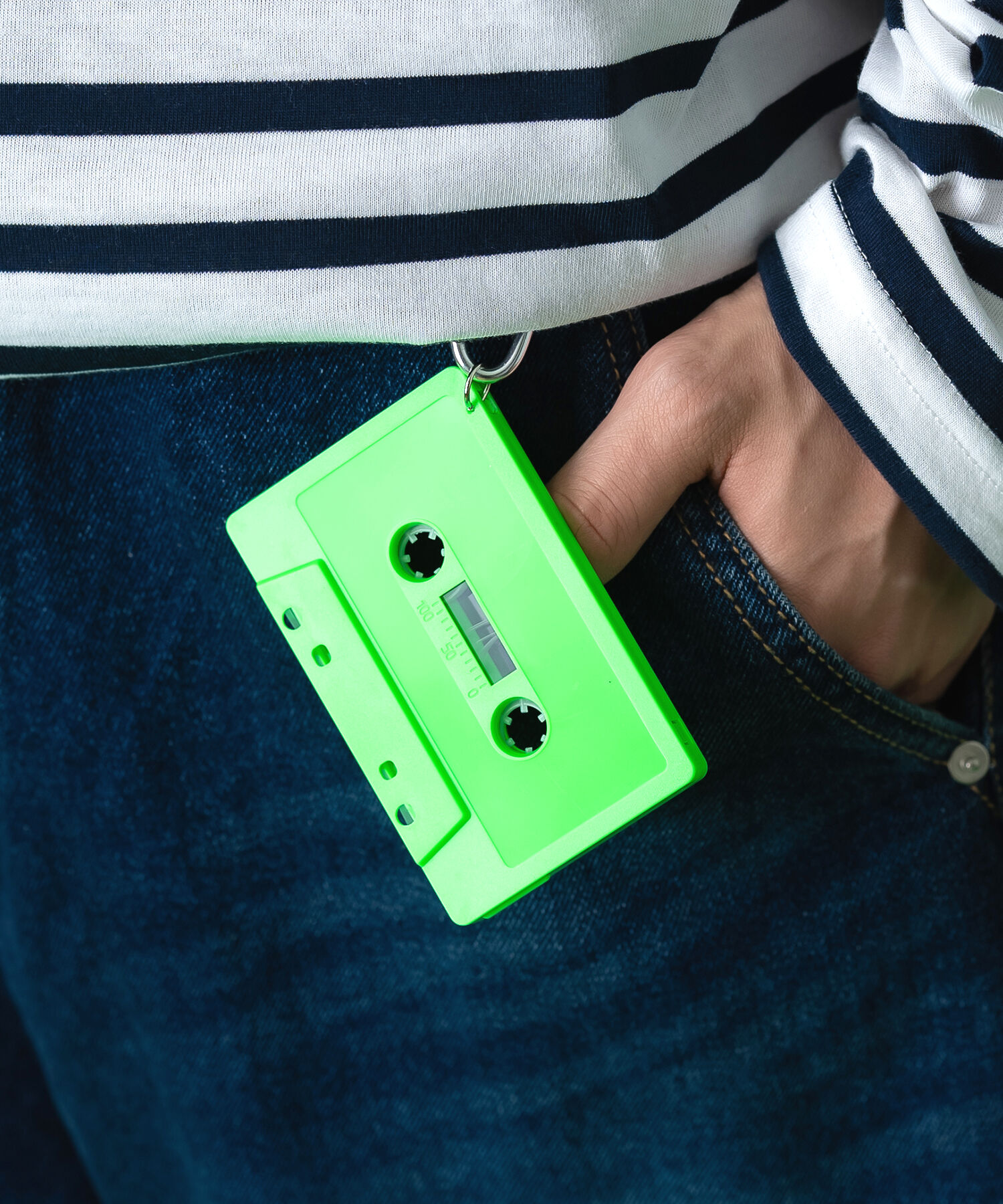 カセットテープカラビナキーホルダー / メンズ レディース ユニ