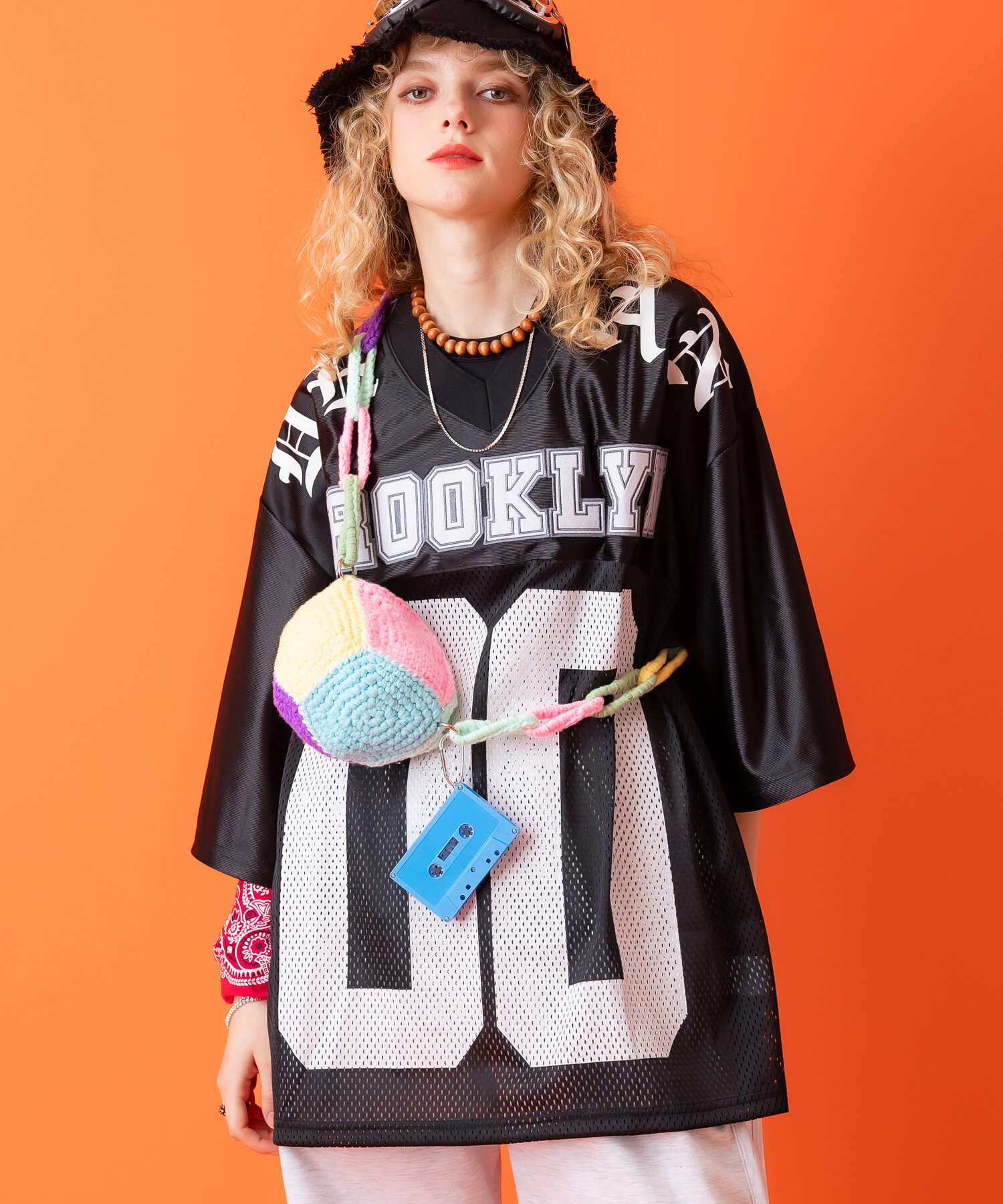 カセットテープカラビナキーホルダー / メンズ レディース ユニ