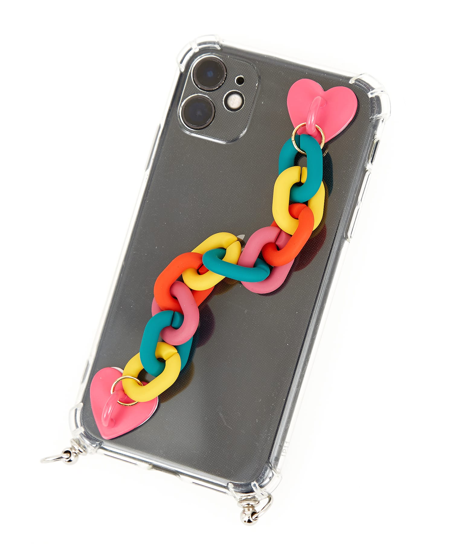 カラフルチェーンスマホストラップ / スマホアクセサリー ハンド