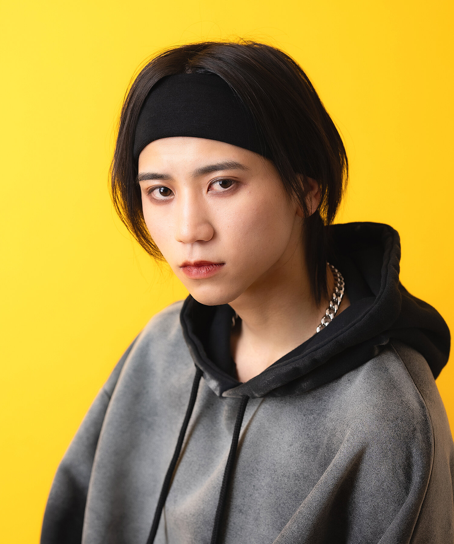ミニマルワイドヘアバンド / ヘッドバンド メンズ レディース ユニ