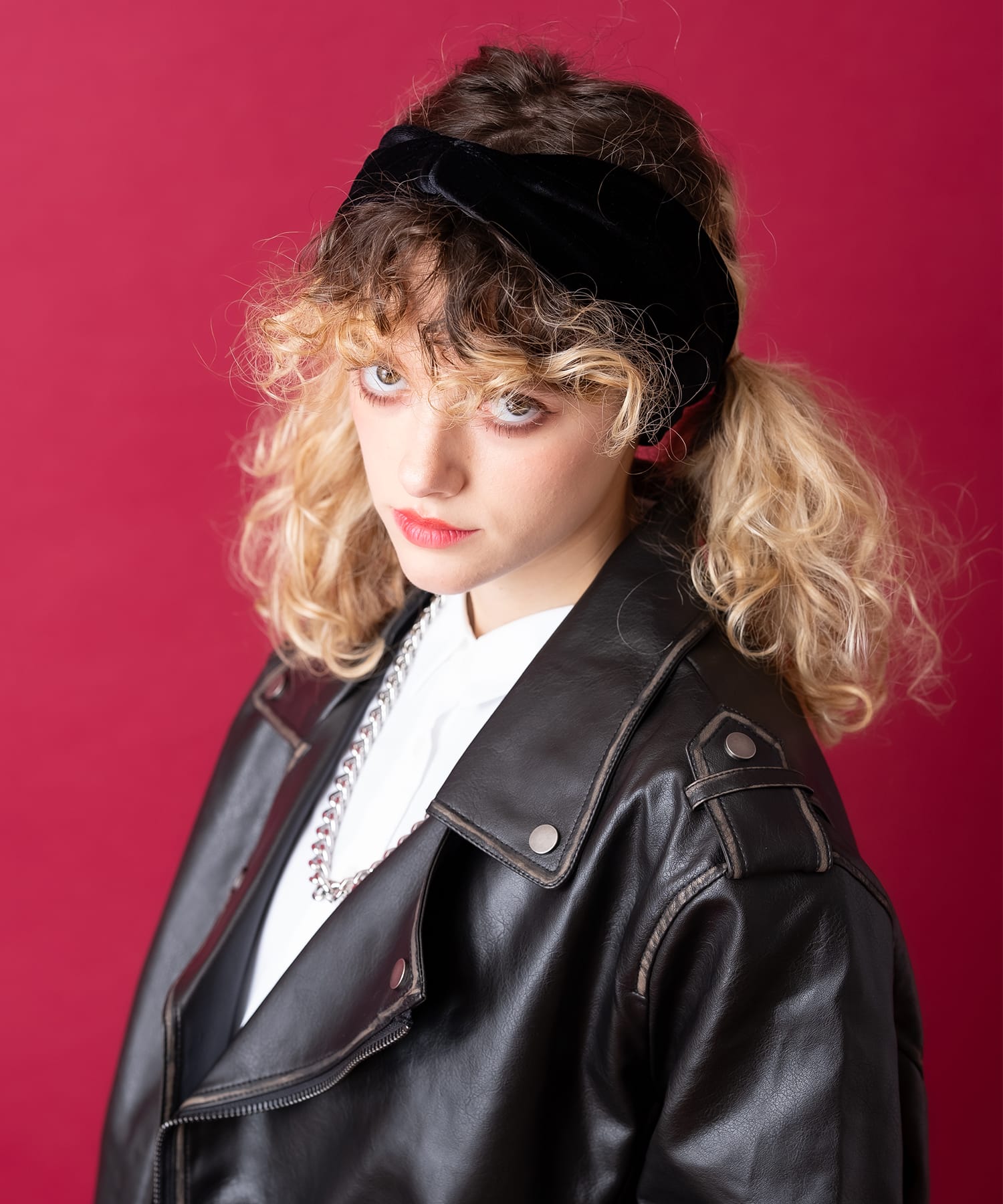 ベロアクロスターバンヘアバンド / レディース メンズ ユニセックス