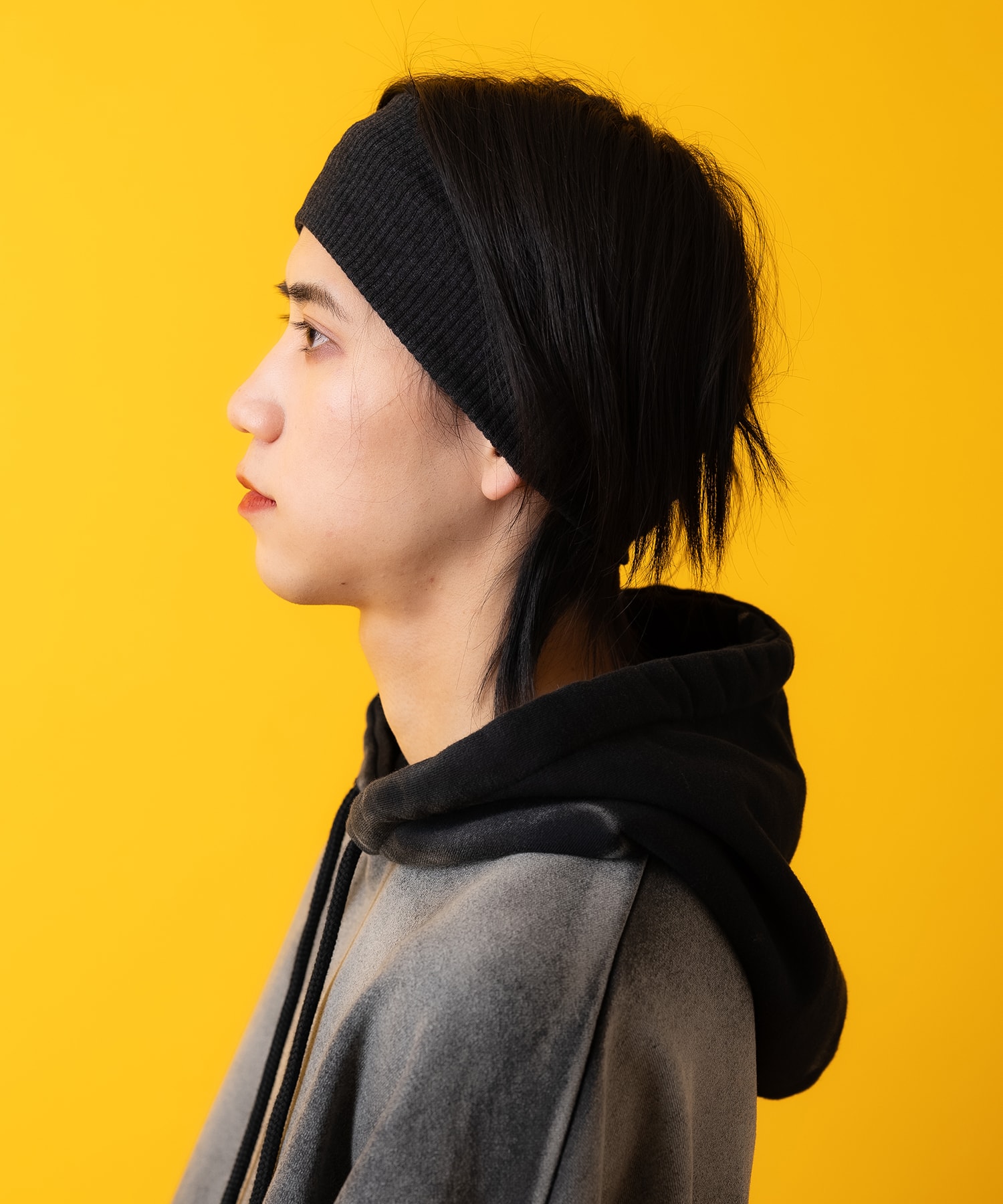 リブヘアバンド / レディース メンズ ユニセックス ヘッドバンド