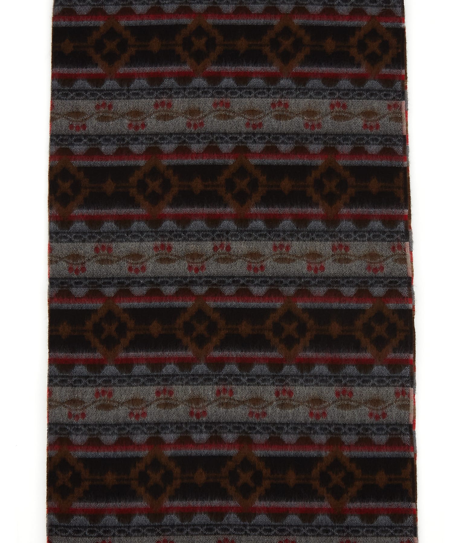 ネイティブ柄ファータッチマフラー / メンズ レディース ユニセックス