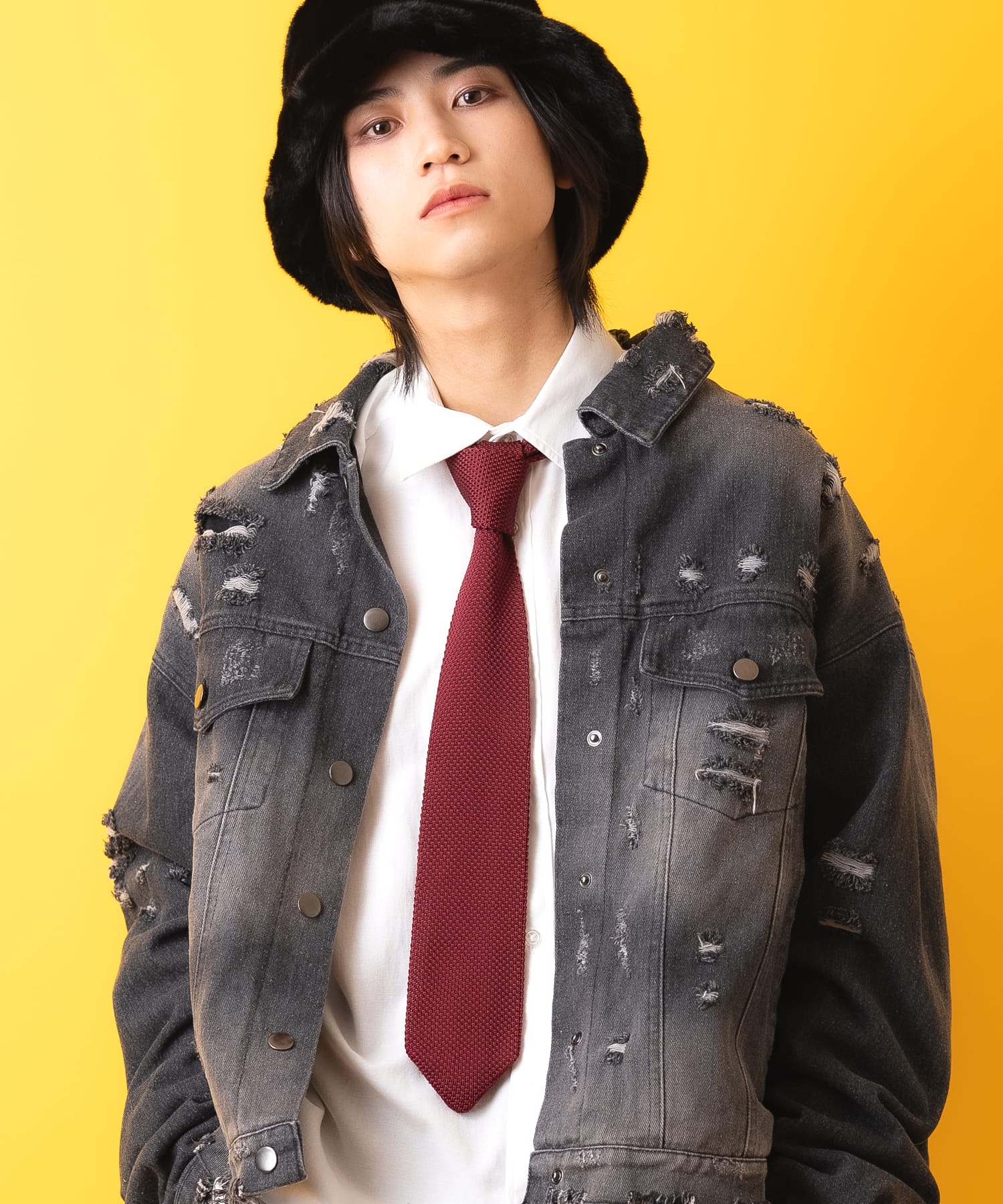 an meets zakka ニットタイ