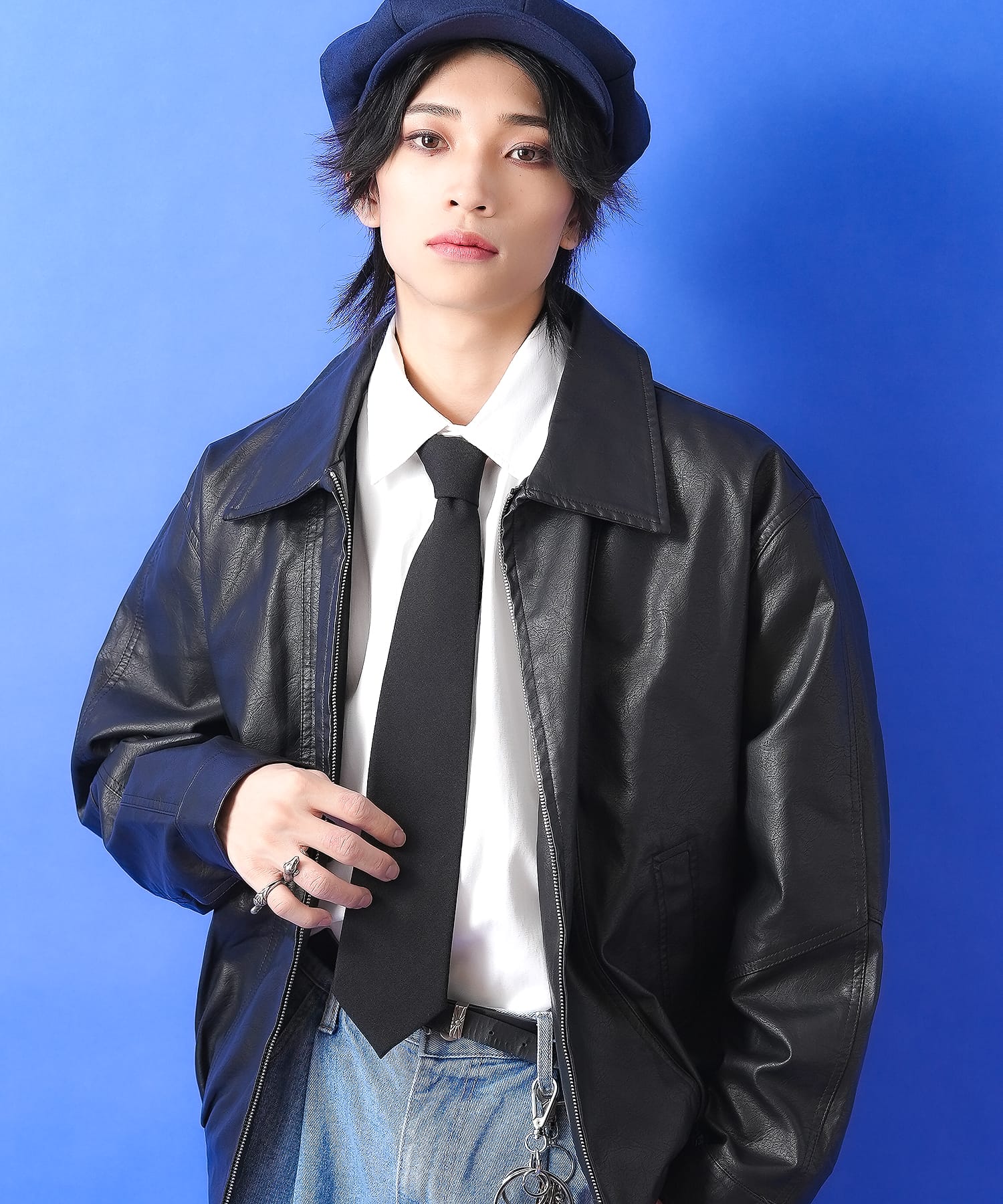 ANNAKIKI ブラック　ネクタイ セール】an meets zakka フォーマルスーツ生地ネクタイ / メンズ