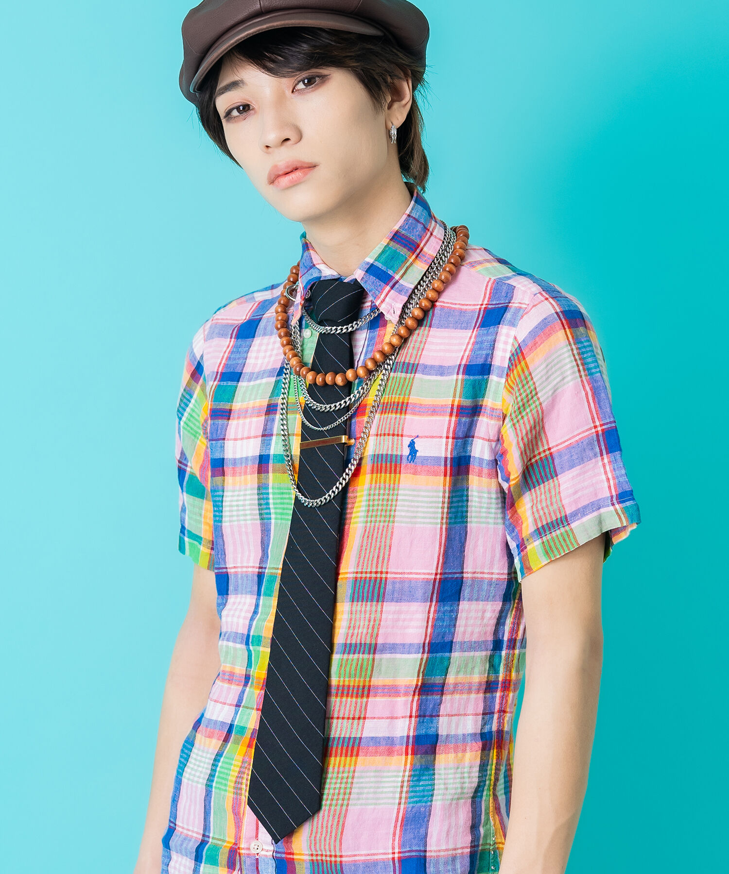 スーツ生地ネクタイ / メンズ レディース ユニセックス 柄 無地