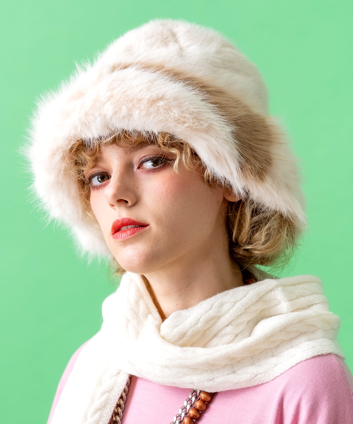 yello 20AW　エコファーコート＋ハット yello 20AW エコファーコート＋ハット yello 20AW エコファーコート＋