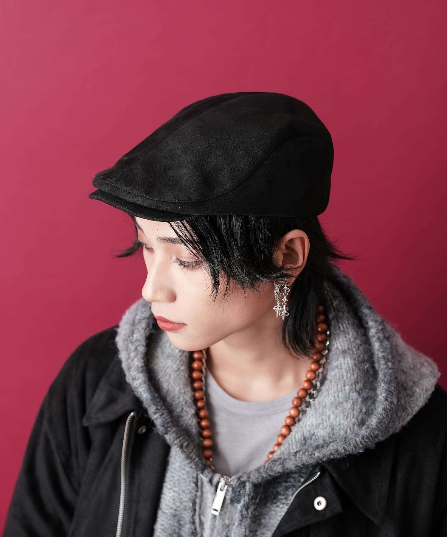 スウェードタッチハンチング / メンズ レディース ユニセックス 帽子