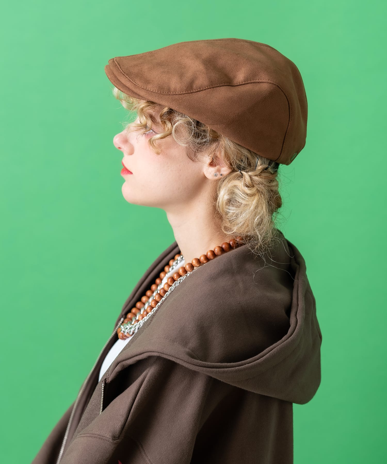 スウェードタッチハンチング / メンズ レディース ユニセックス 帽子