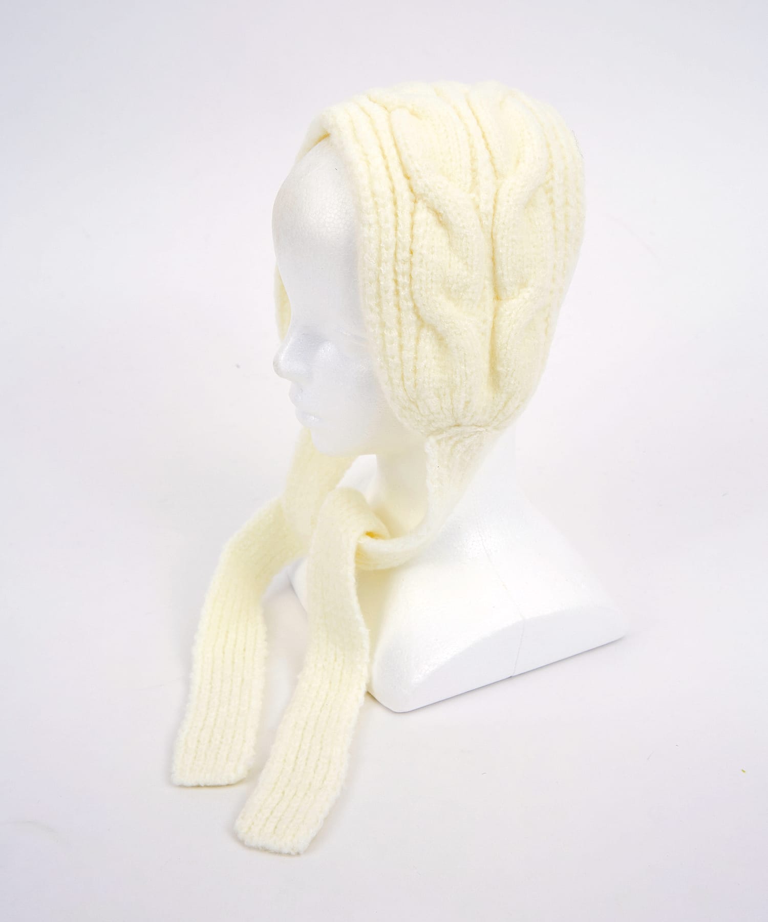 ケーブルニットイヤーマフ / 耳当て レディース メンズ ユニセックス