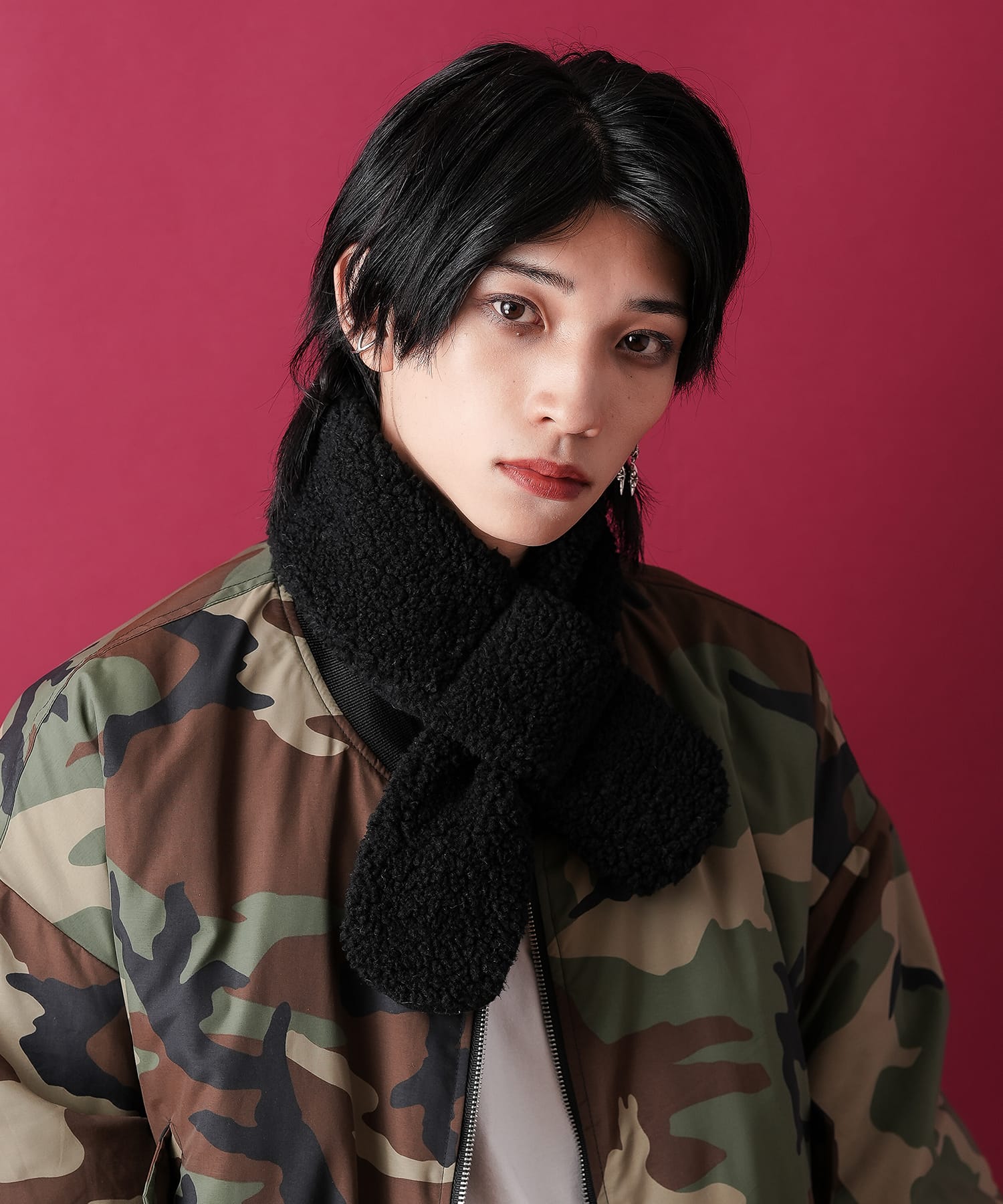 モコモコボアナローティペット / マフラー レディース メンズ ユニ