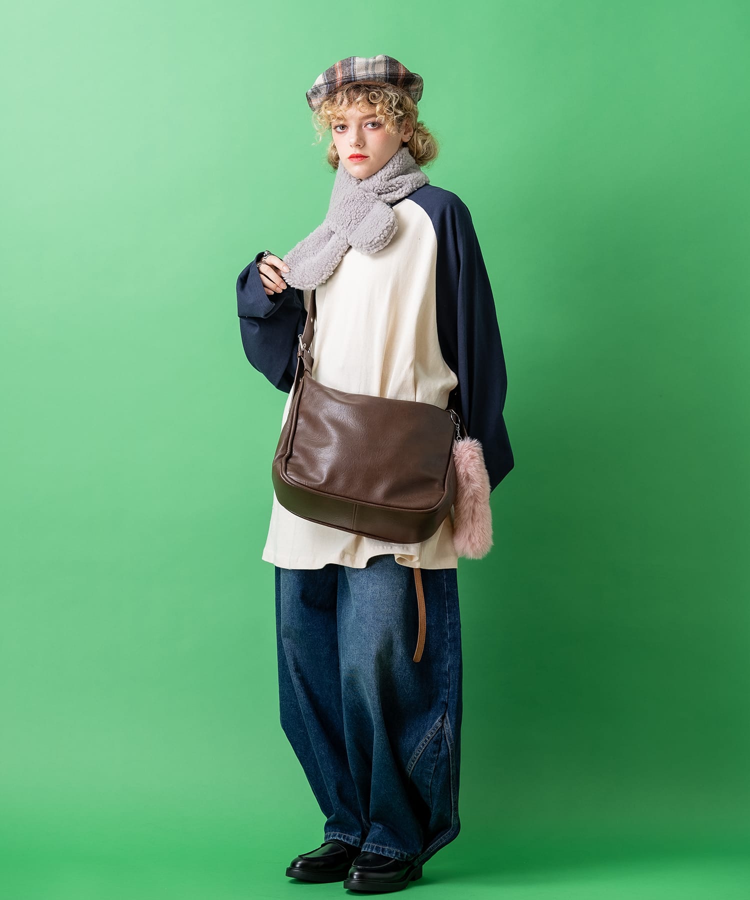 モコモコボアナローティペット / マフラー レディース メンズ ユニ