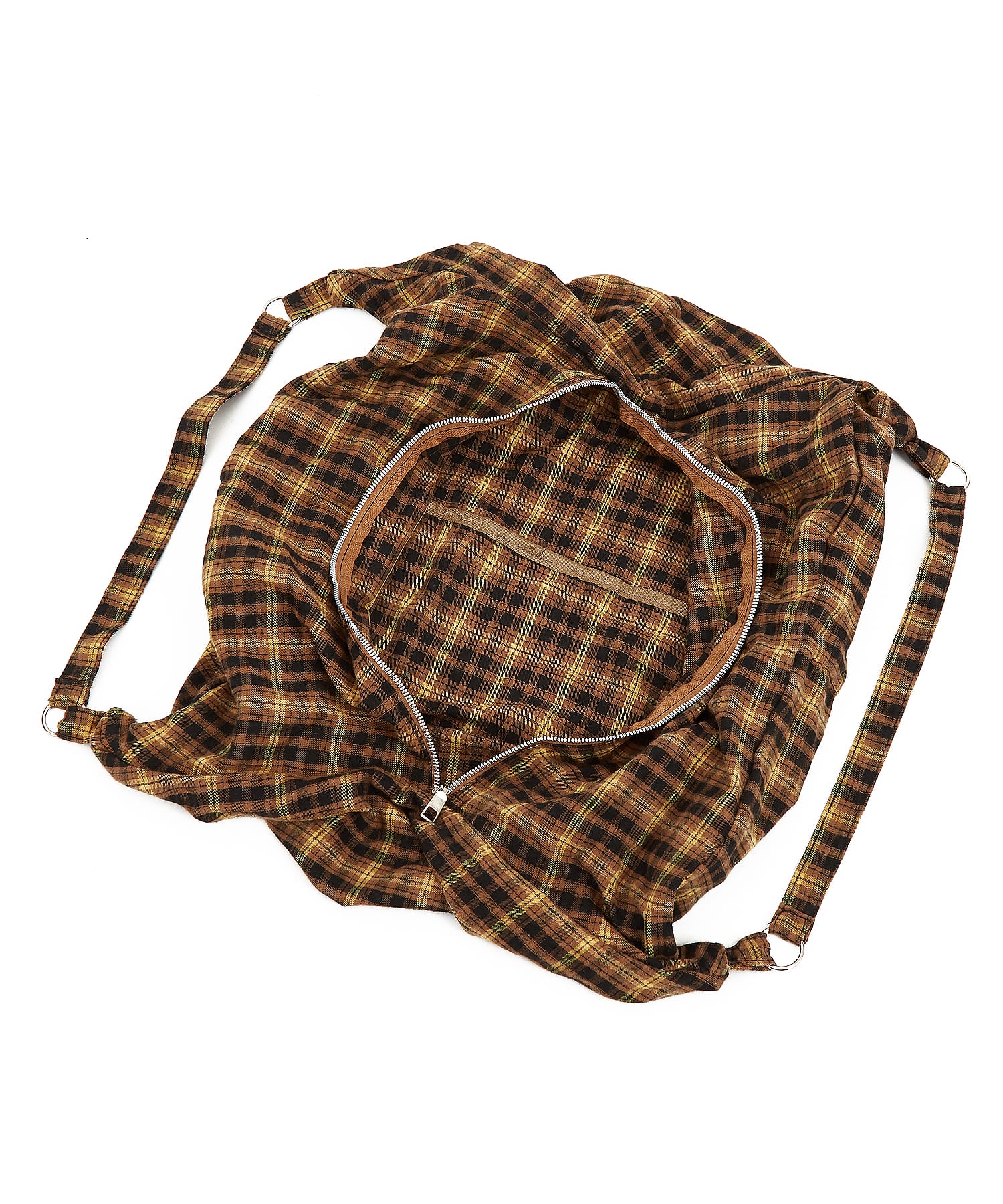 チェック柄ネル3WAYバッグ / レディース メンズ ユニセックス