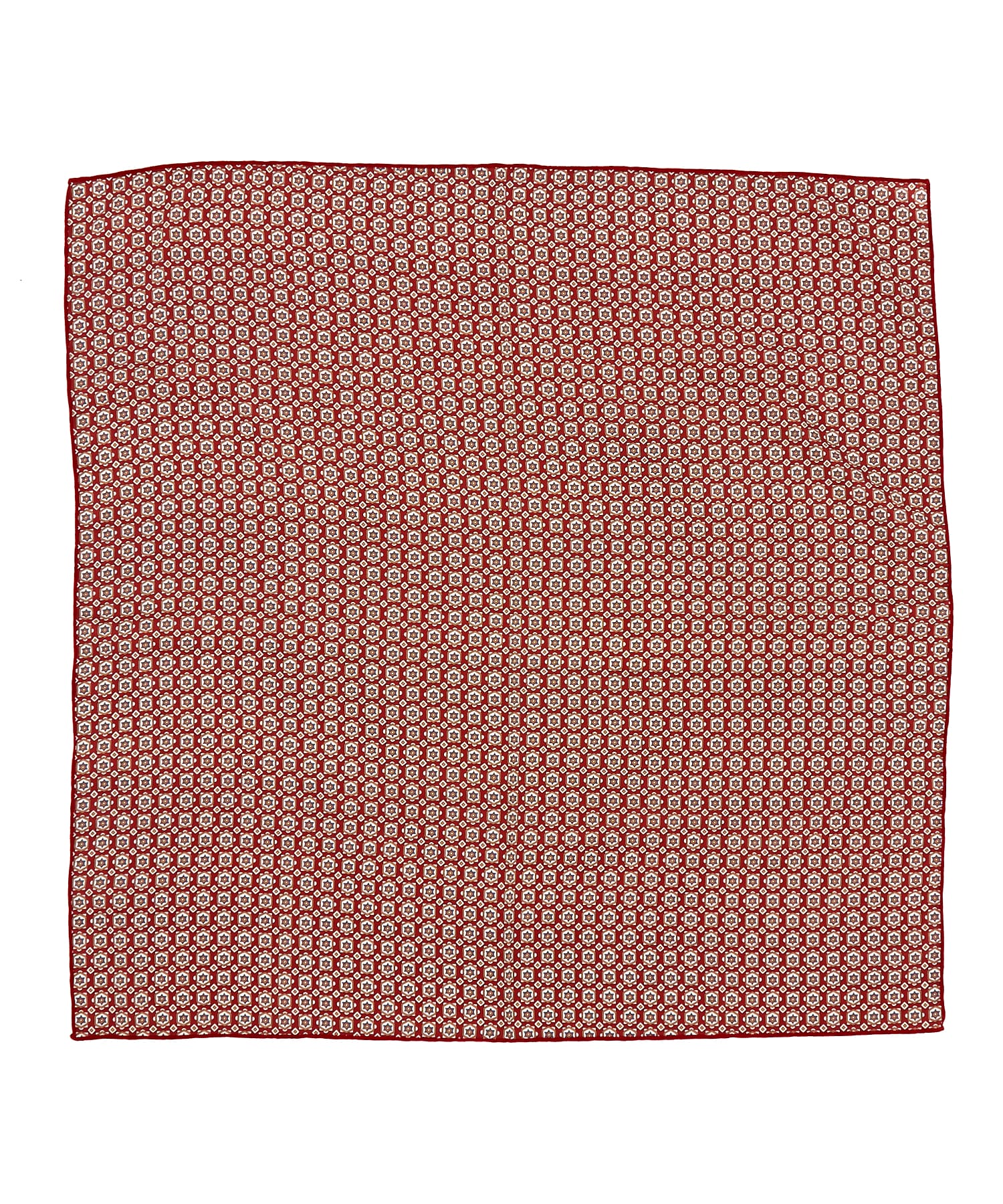 ビンテージテイストレトロプリントスカーフ / レディース メンズ ユニ