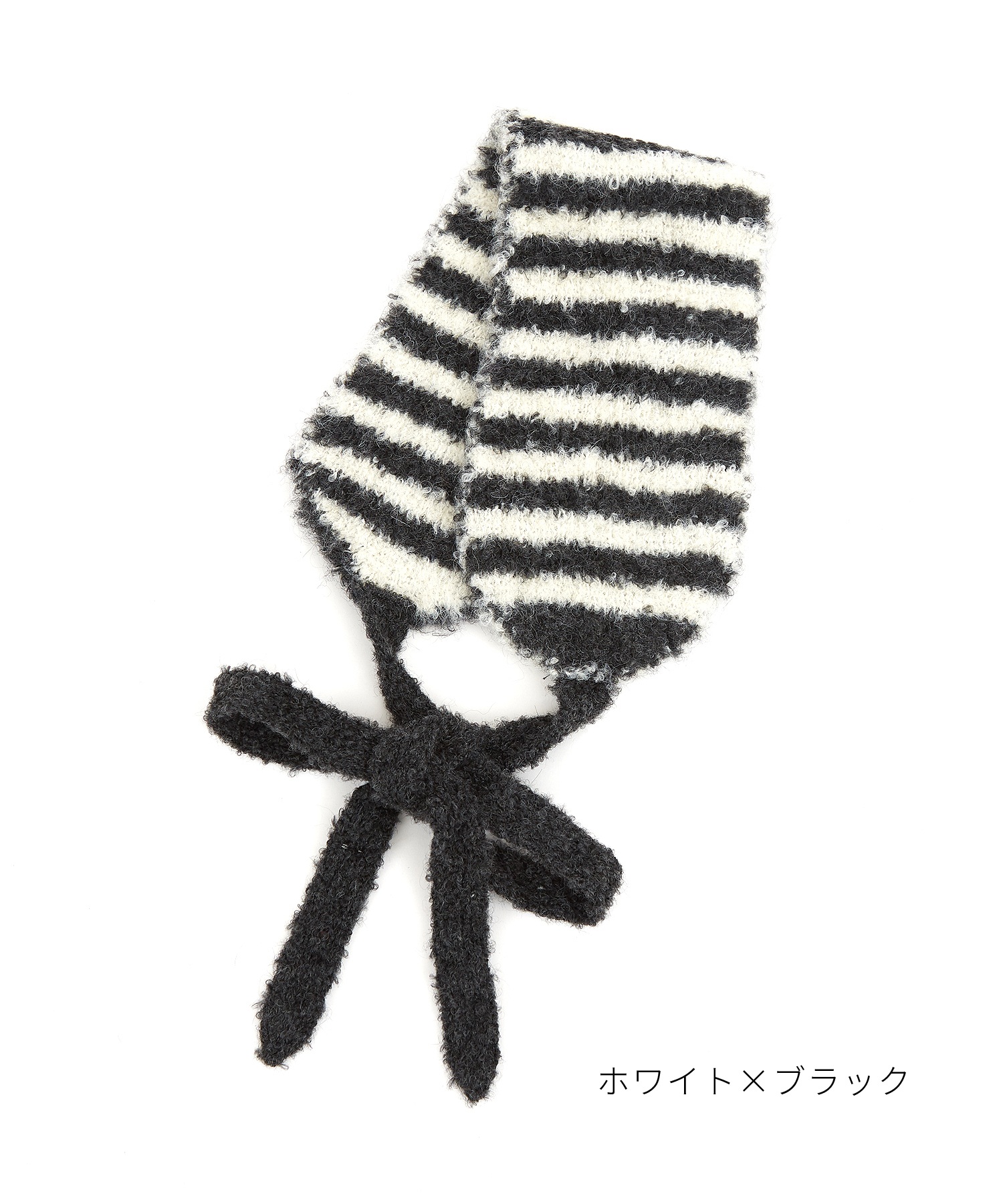 ボーダーファーニットイヤーマフ / 耳当て レディース メンズ ユニ