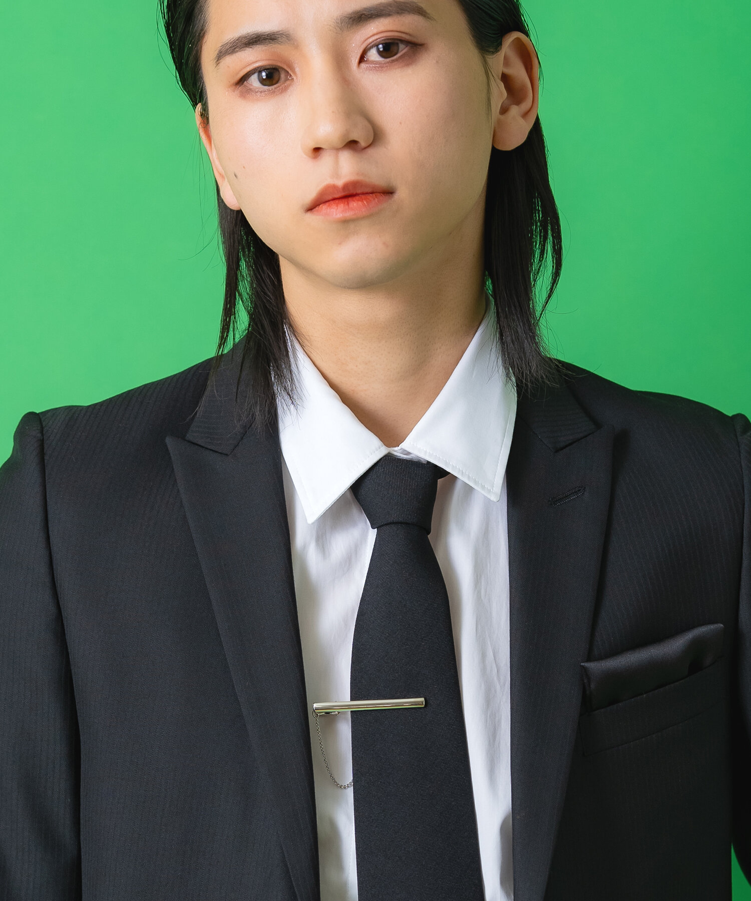 ANNAKIKI ブラック　ネクタイ ANNAKIKI ブラック ネクタイ