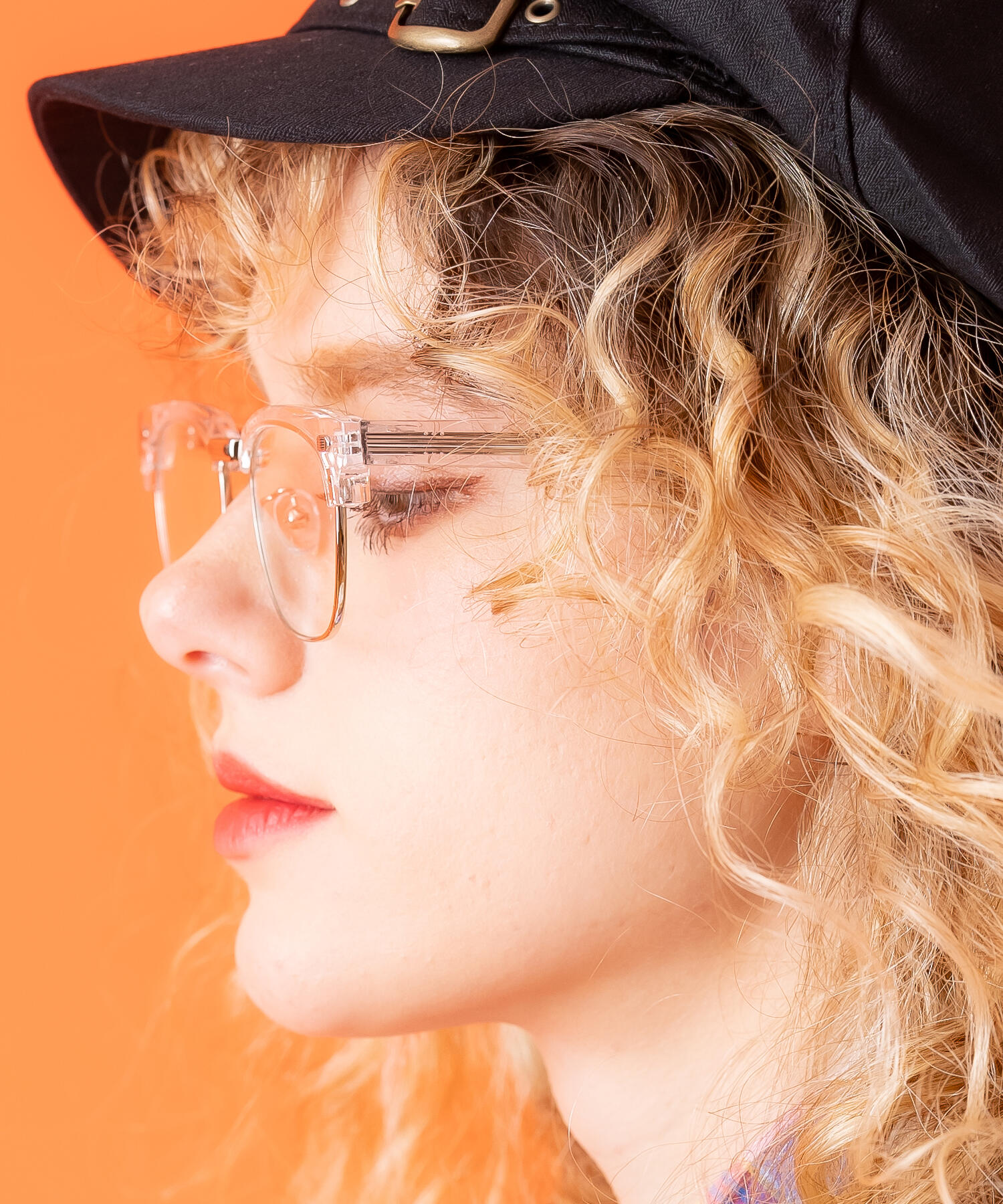 レトロブローメガネ / 伊達眼鏡 クリアレンズ メンズ レディース ユニ