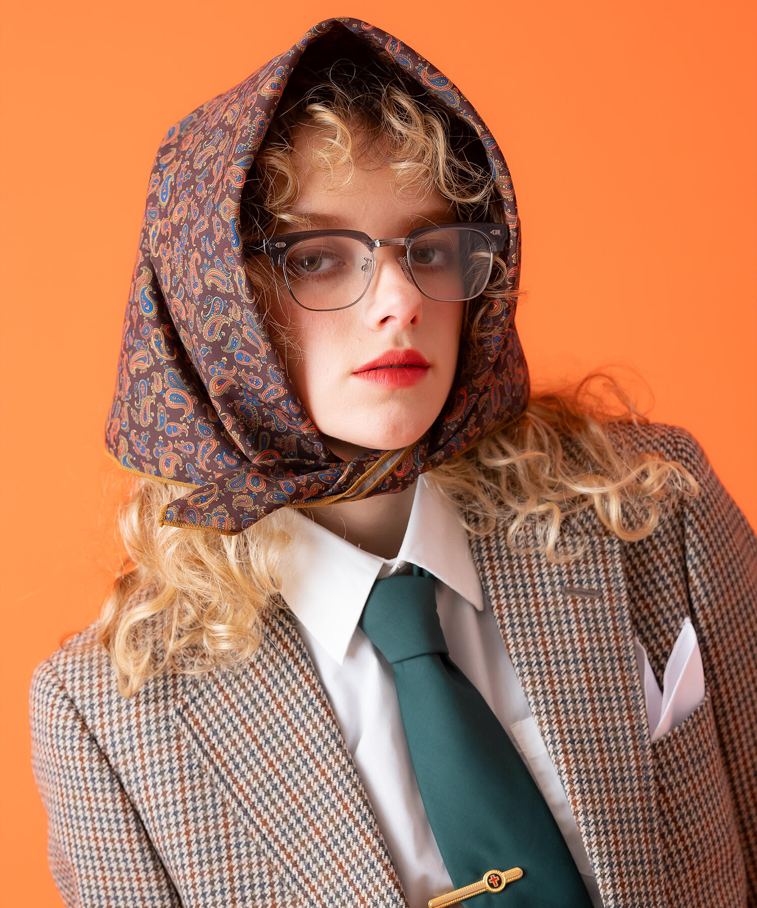 レトロブローメガネ / 伊達眼鏡 クリアレンズ メンズ レディース ユニ