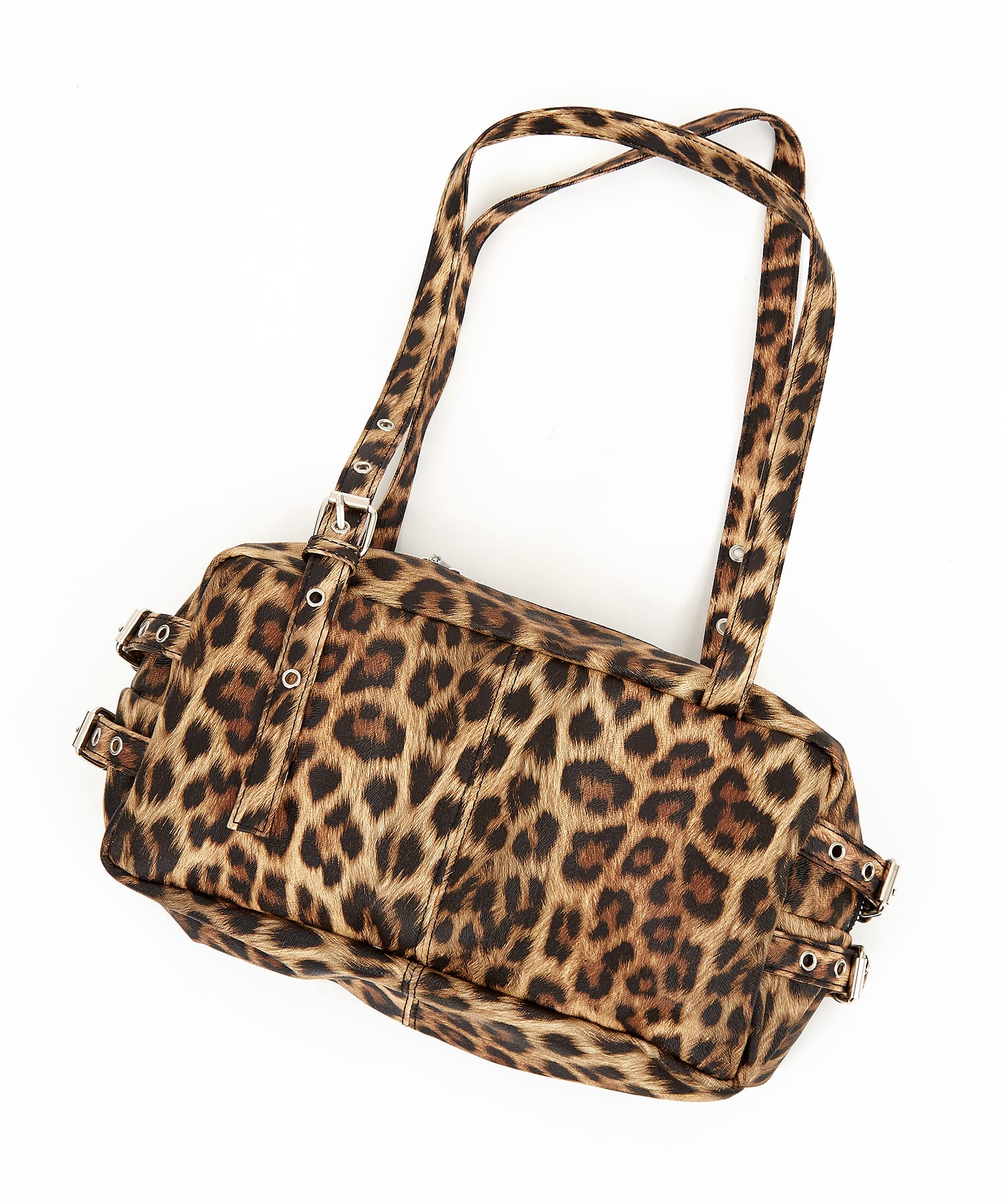 ☆美品☆ドルチェ&ガッバーナ レオパード ミニボストン レザー×キャンバス　希少 レオパード（ヒョウ柄） Dolce & Gabbana(ドルチェ&ガッバーナ