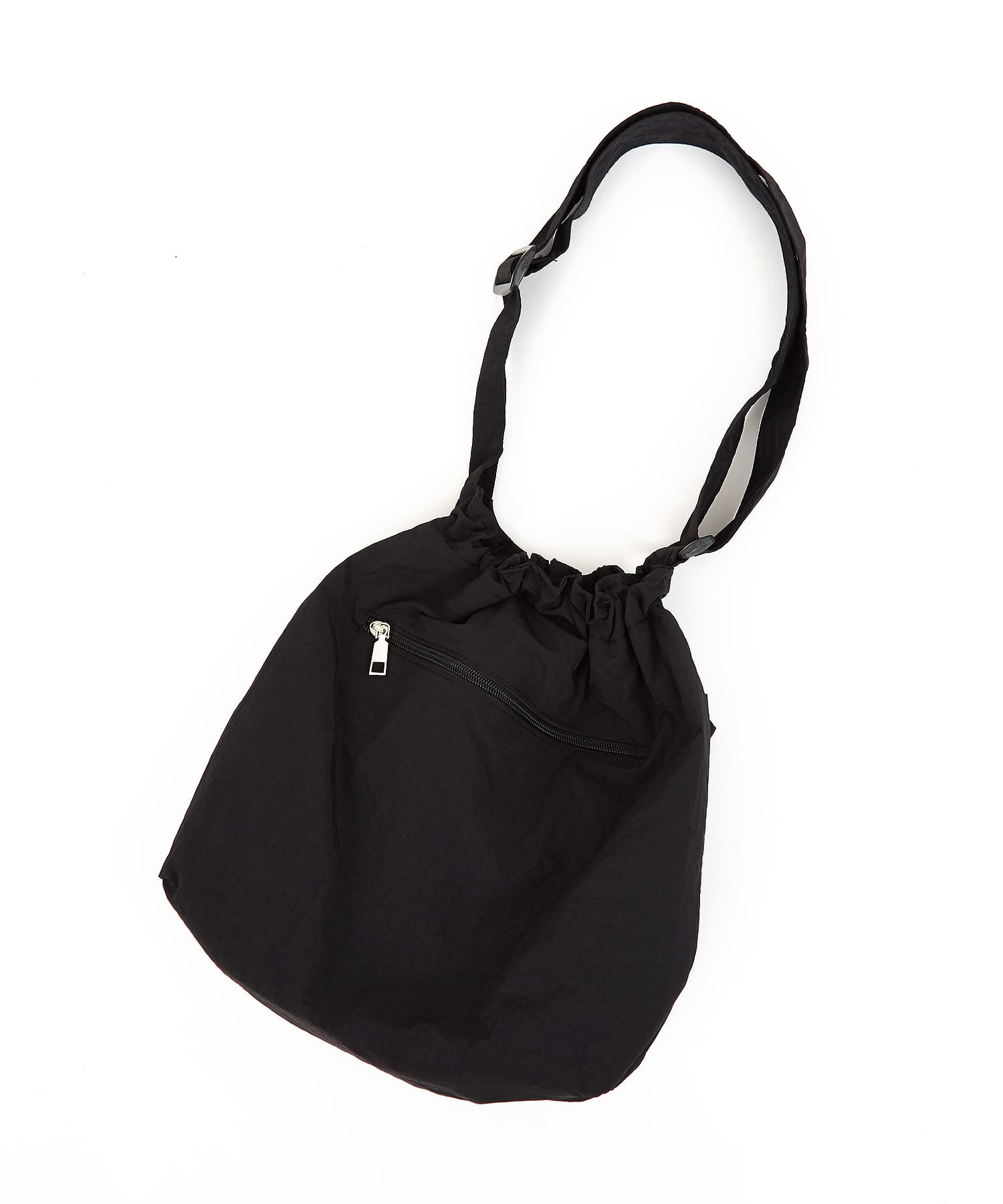 変形シャーリングドローコードポリショルダーバッグ / バック カバン