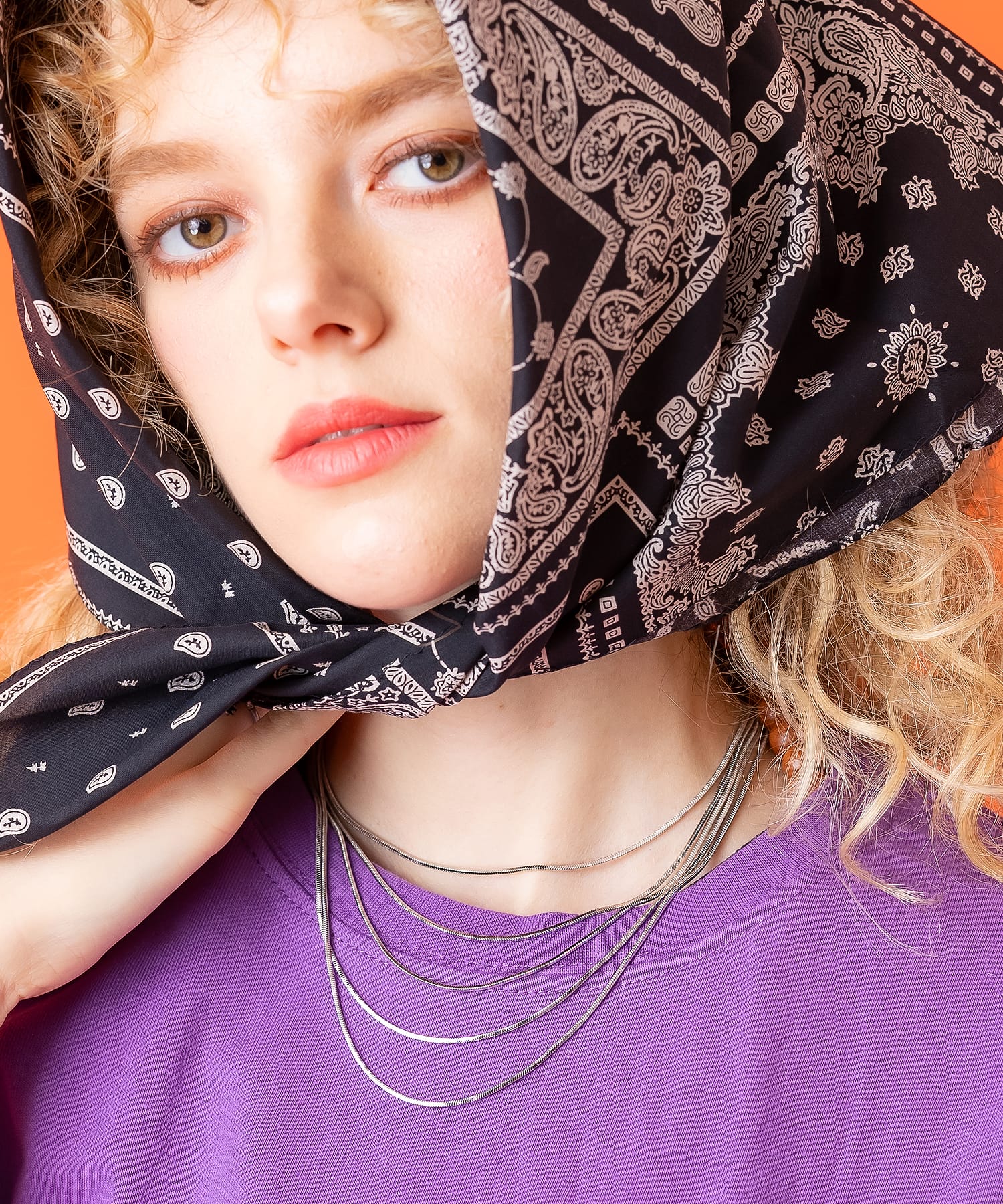an meets zakka 5連ドレープチェーンネックレス(50cm)