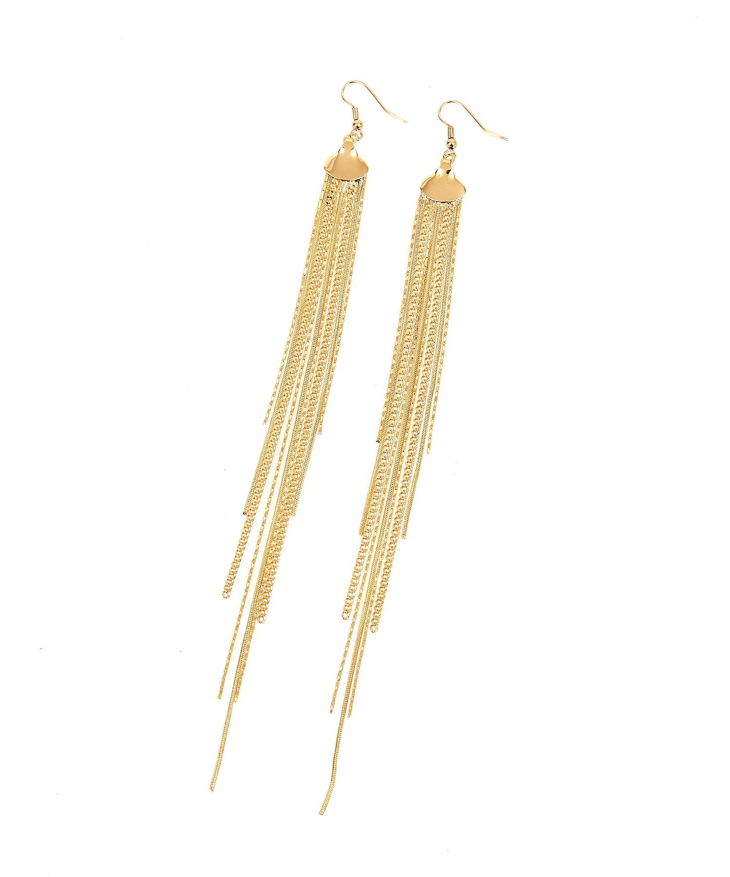 もちこ【希少】MIZUKI ブラックチェーン ゴールドビーズ ロングピアス ビーズロングピアス - ゴールドカラー - レディース | H&M JP