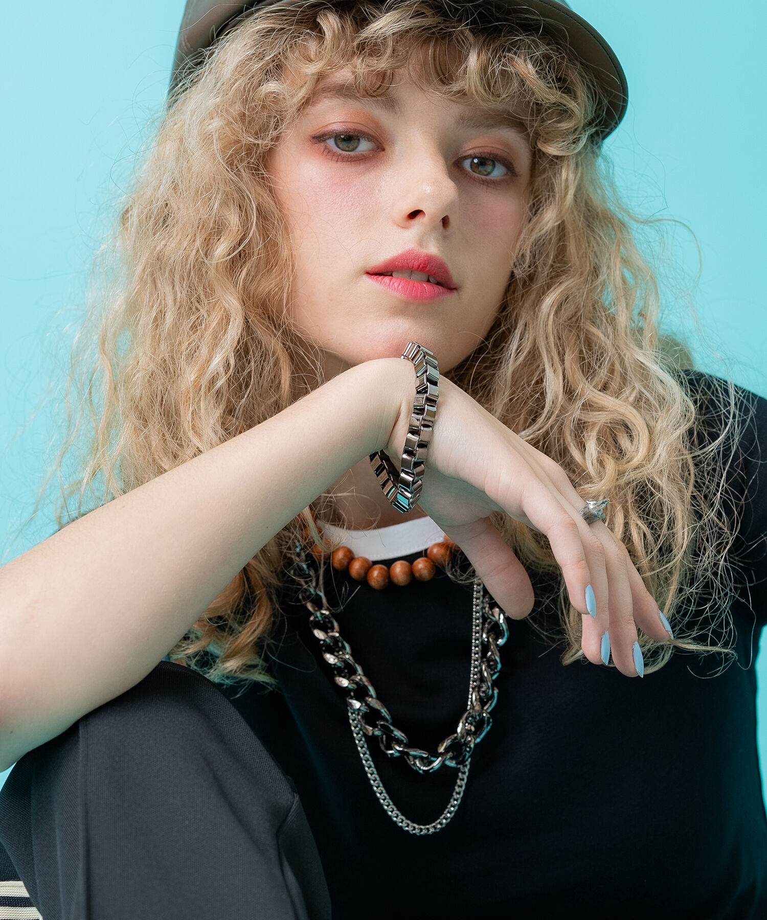 極太ベネチアンメタルチェーンブレスレット / バングル ユニセックス