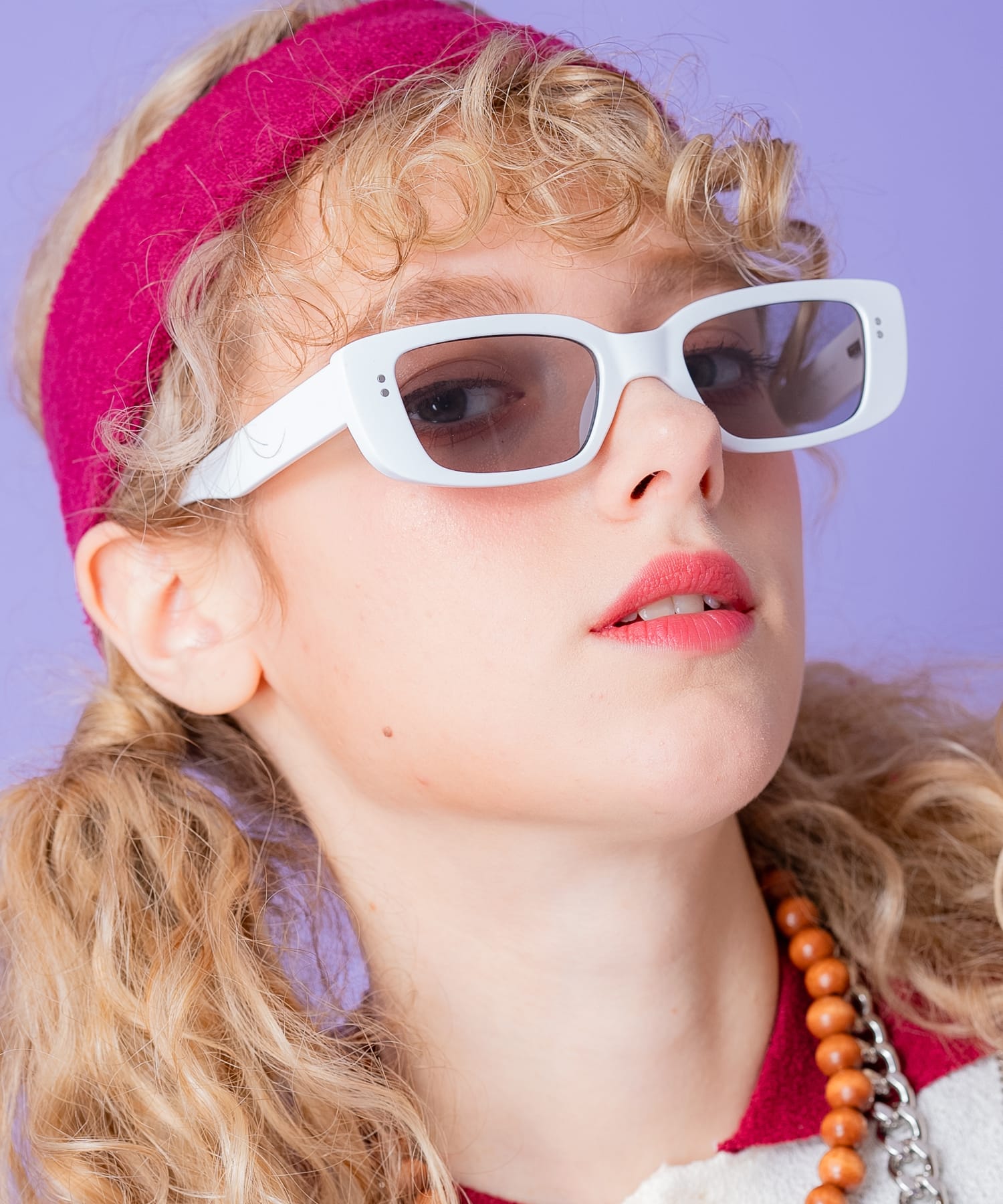 スリムスクエアサングラス / メンズ レディース ユニセックス カラー