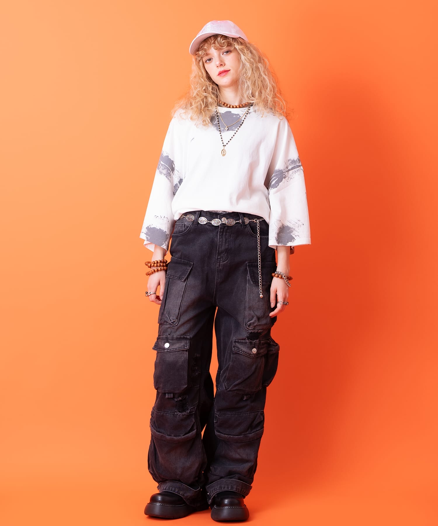 [希少美品]サノバチーズ　オーバーコート　　フレディ・カラスコ　チェック　ベルト Chico】ステンカラーロングトレンチコート | OUTLET