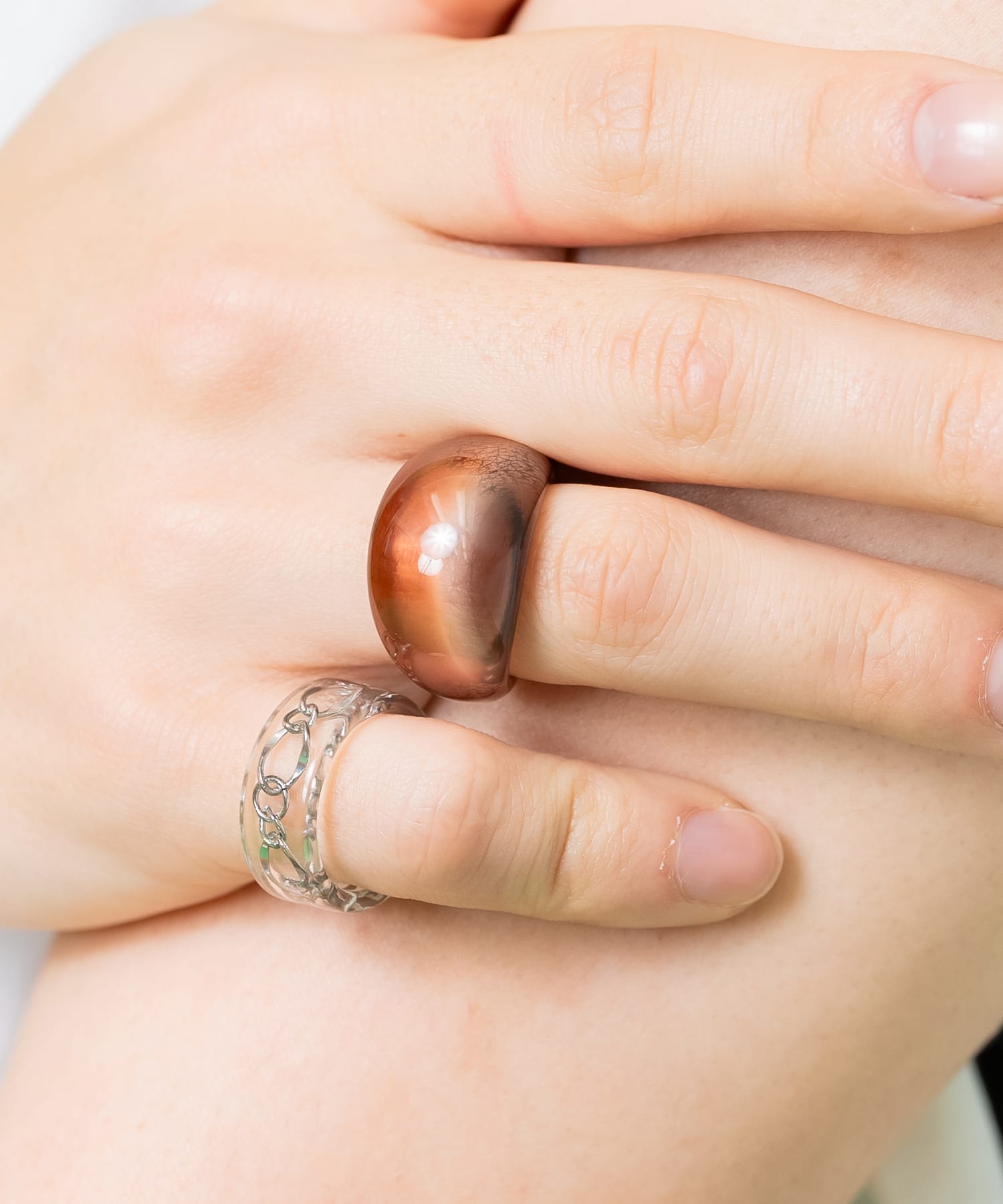 バリエーションレトロレジンリング(14号) / 指輪 レディース メンズ