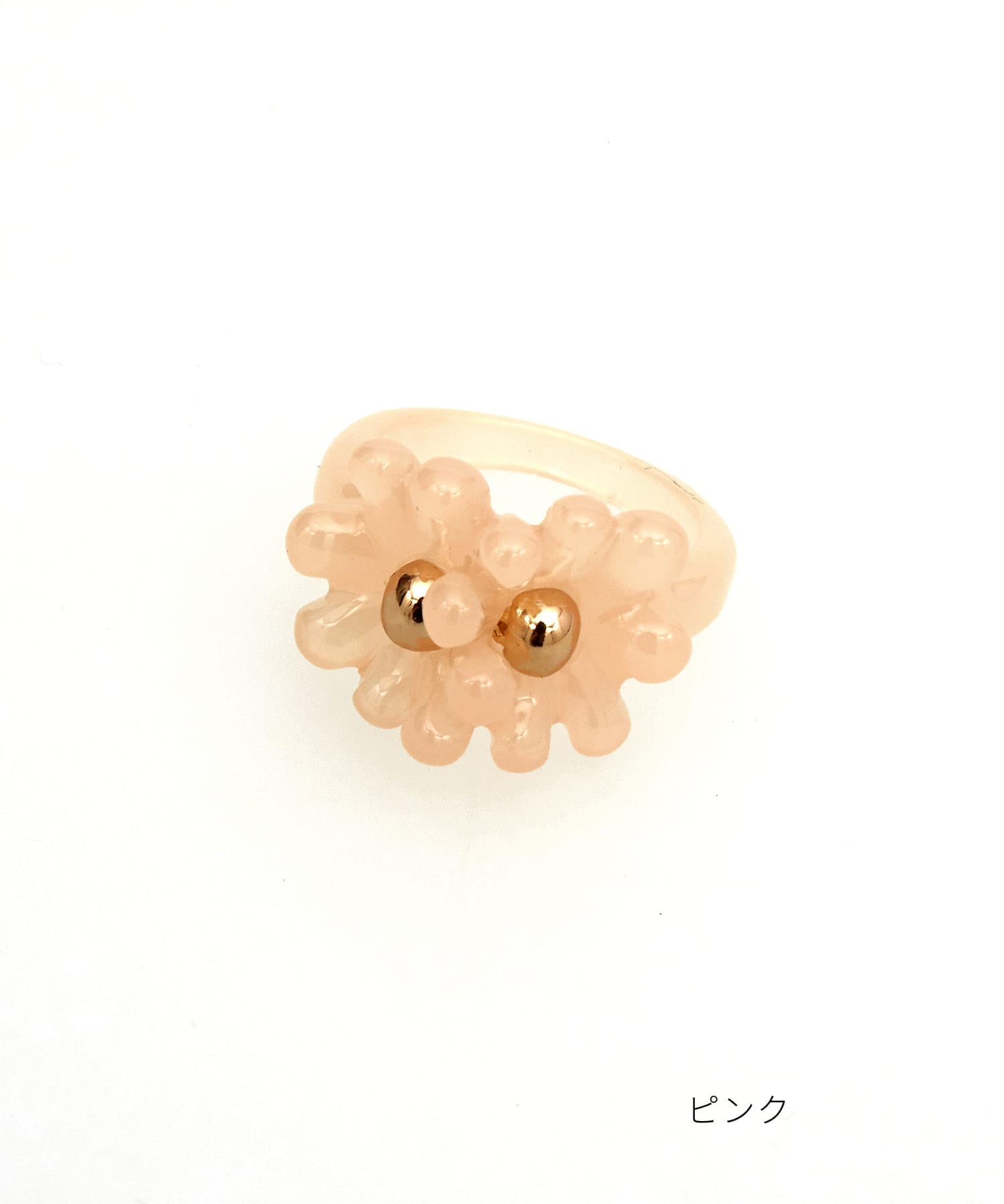 コンビフラワーレジンリング(14号) / 指輪 レディース メンズ
