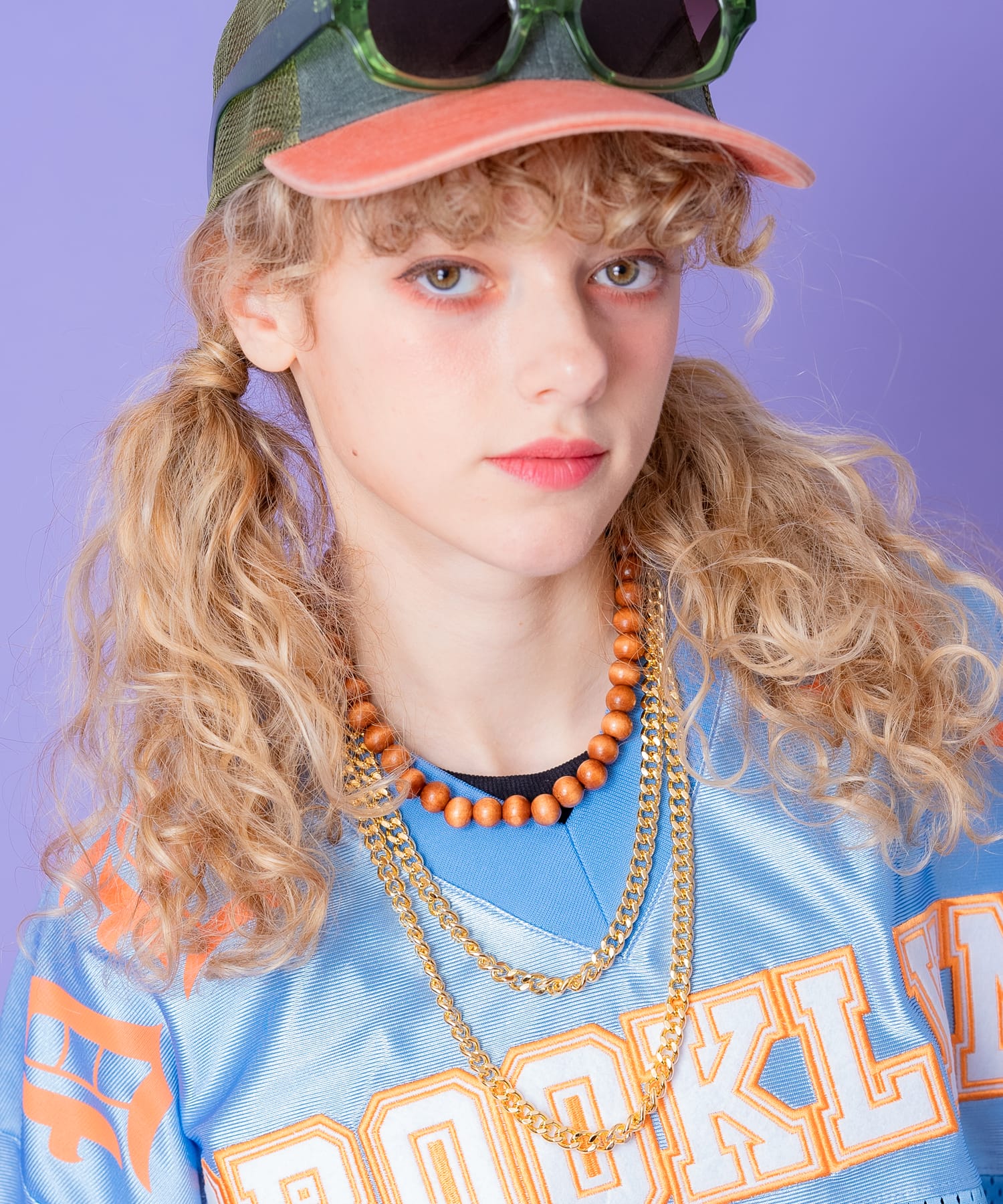 あ〜きゃん　マクラメネックレス２点 mn-03】マクラメ（ネックレス）シーグラス/天然石/アジャスター