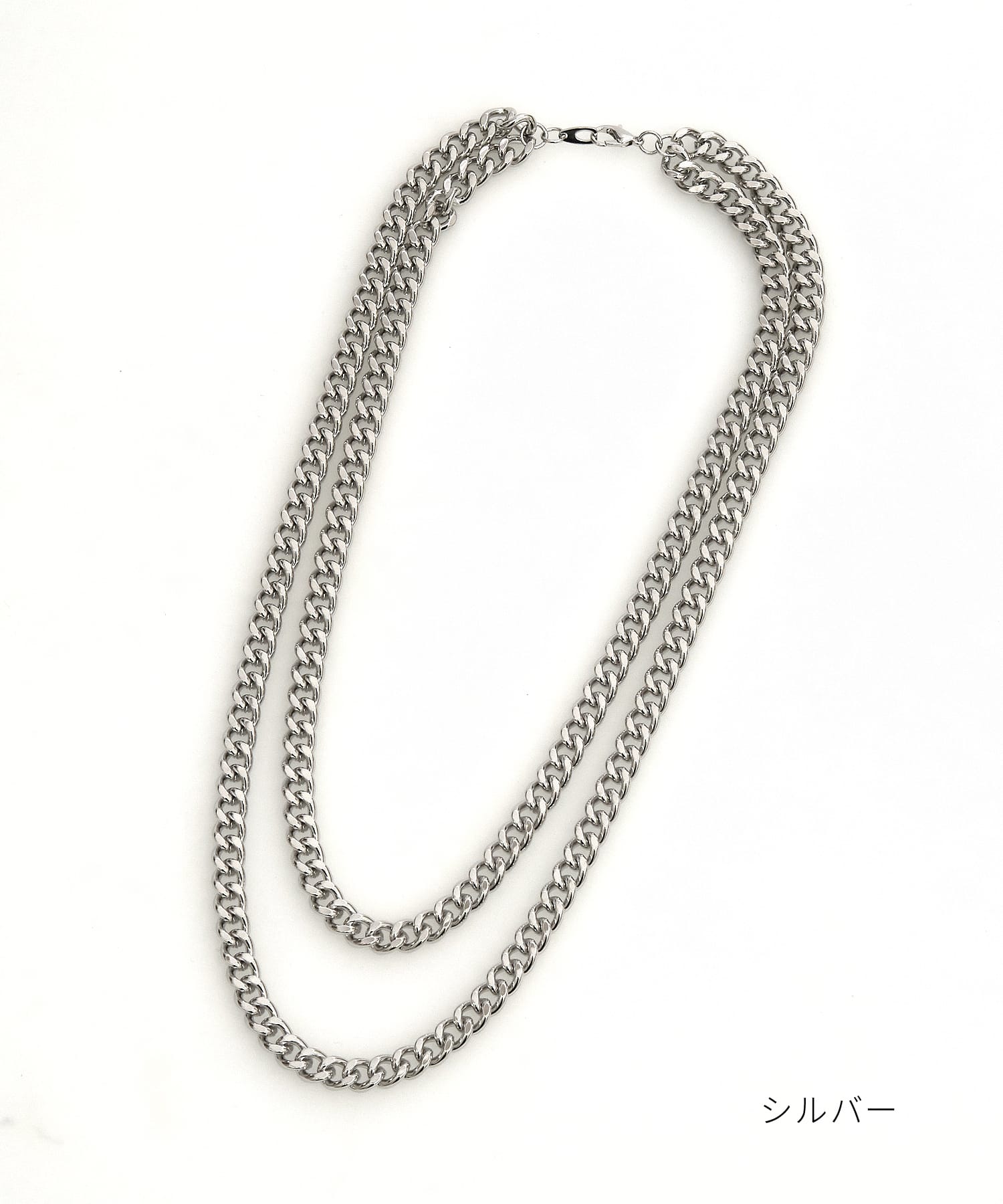 2連喜平チェーンネックレス -8m/m- (50cm・60cm) / メンズ レディース