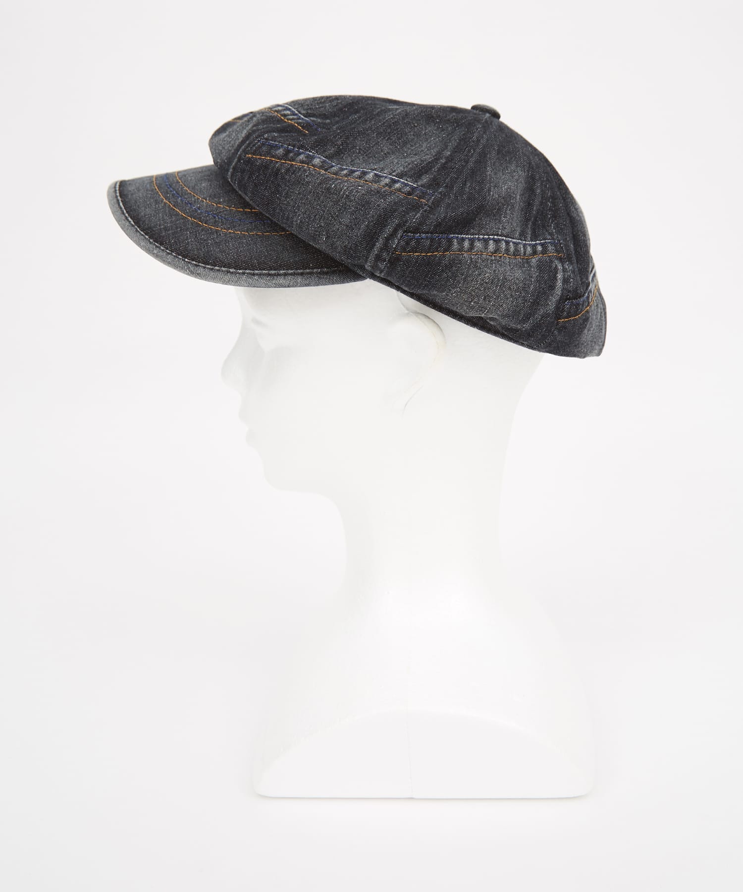 バイアスパッチワークテイストデニムキャスケット / メンズ レディース