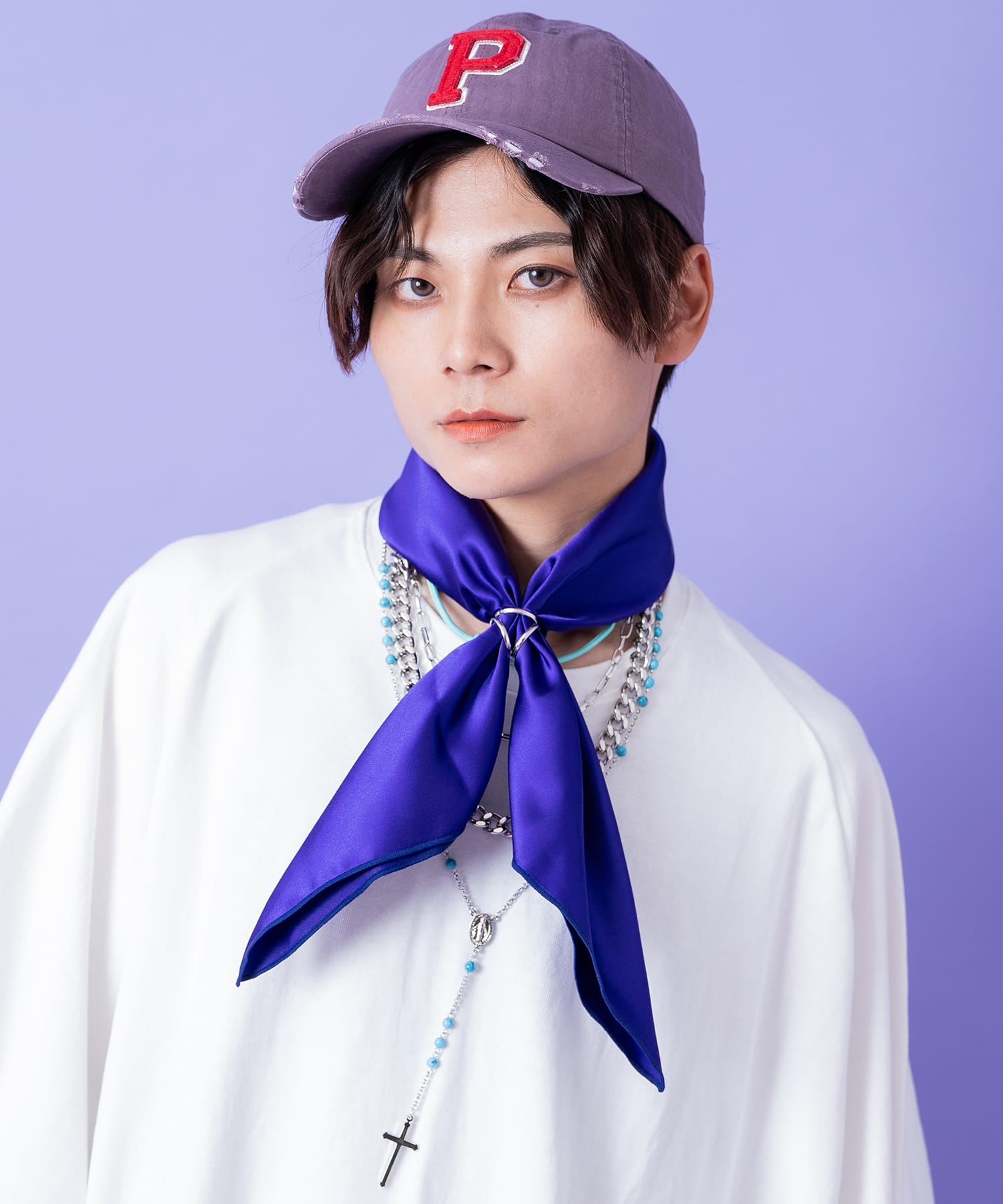 サテンスカーフ(65cm×65cm) / メンズ レディース ユニセックス